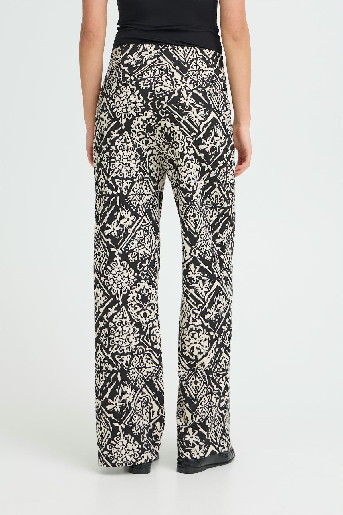 Remi Wide Leg Pants (Black/Graphite)