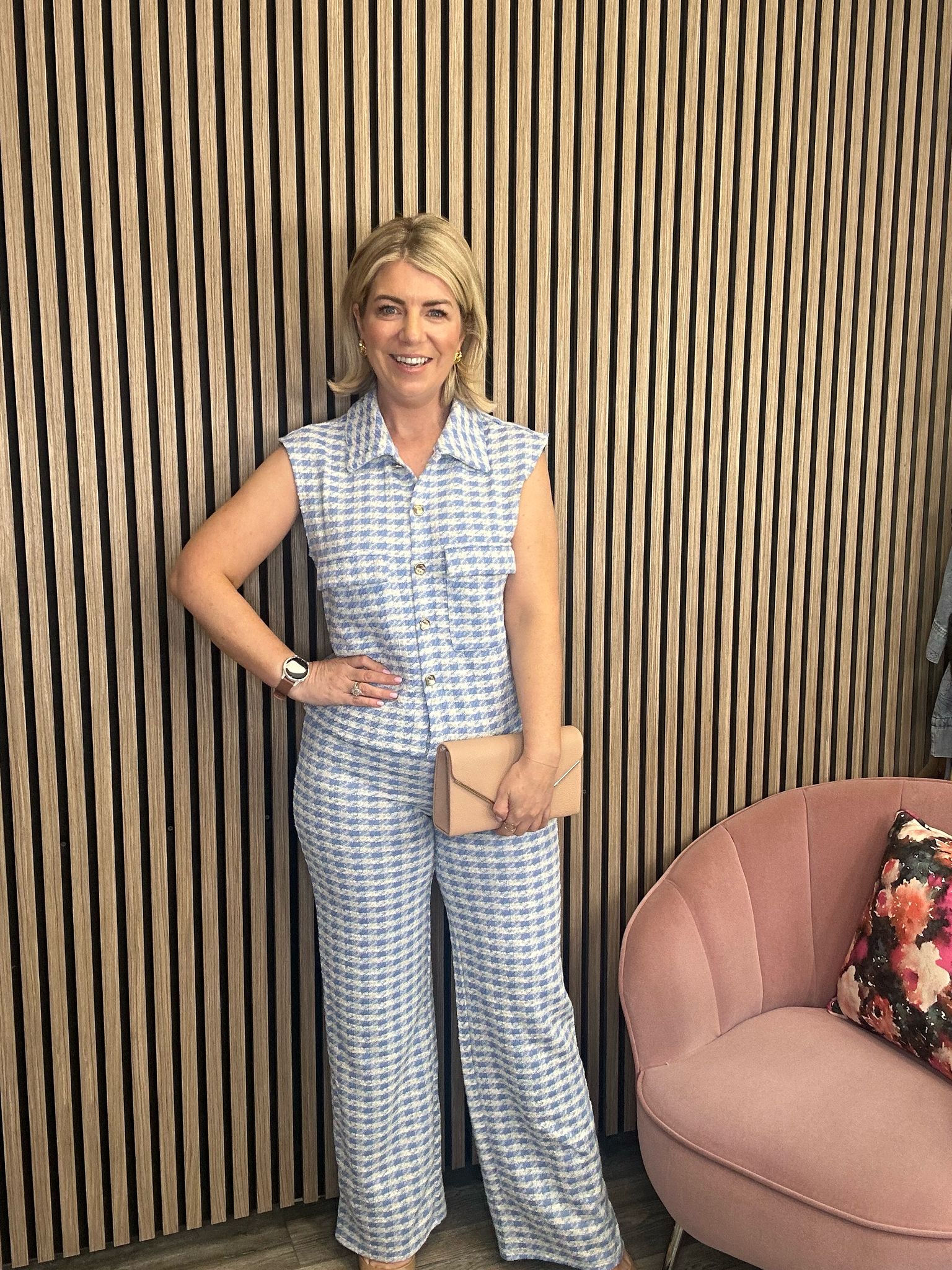 Gesta Wide Leg Pants (Kentucky Blue)