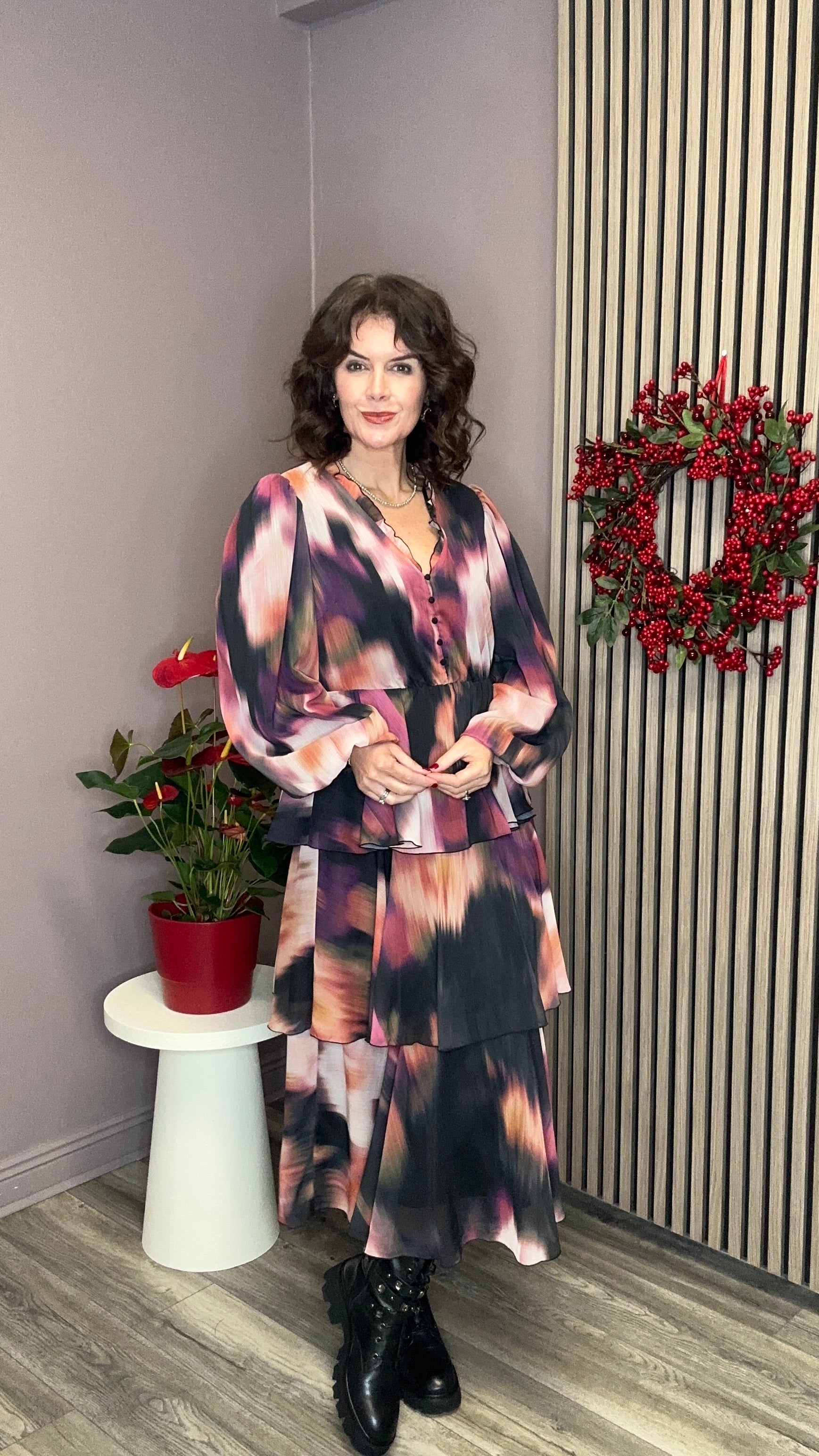 Maddie Dress (Black/Mindy)