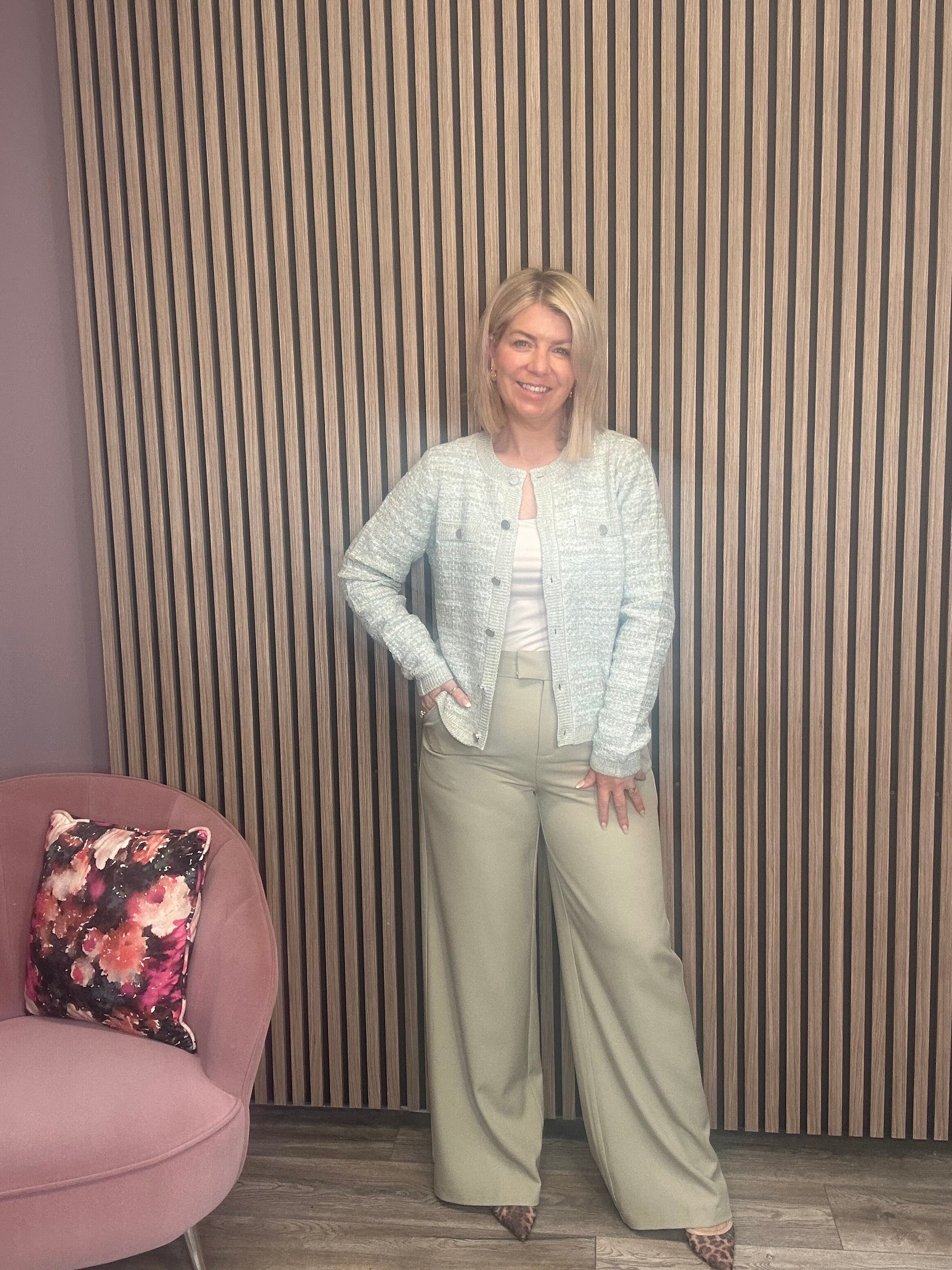 Karen Wide Leg Pants (Elm)