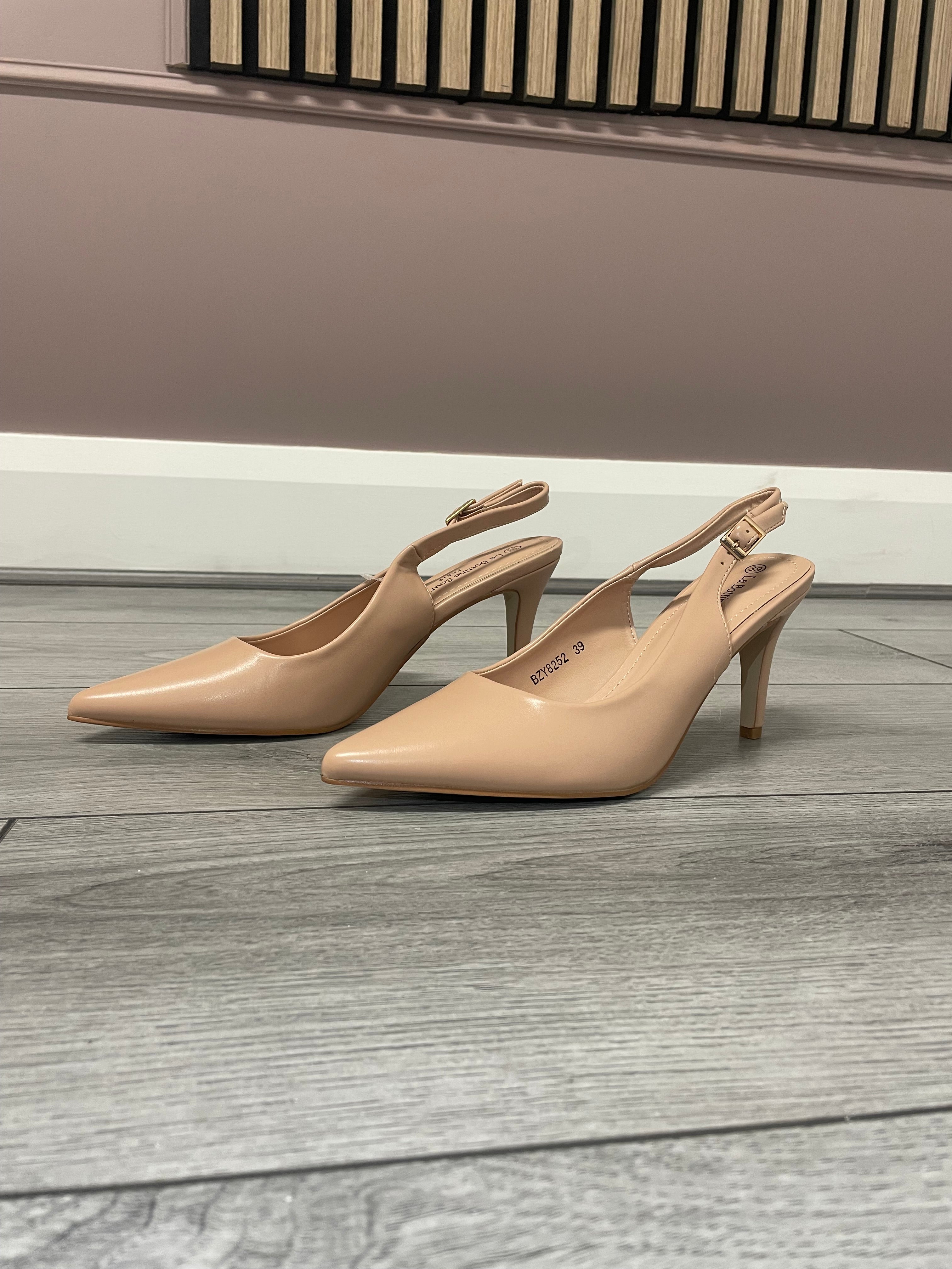 BEVERLY HEELED PUMP (NUDE)