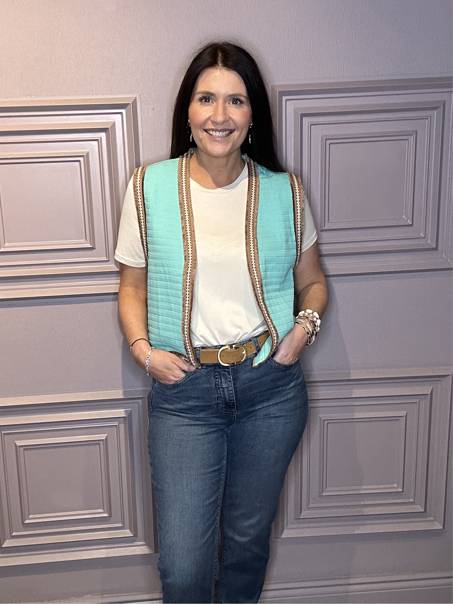 Danica Gilet (Tropical Aqua)