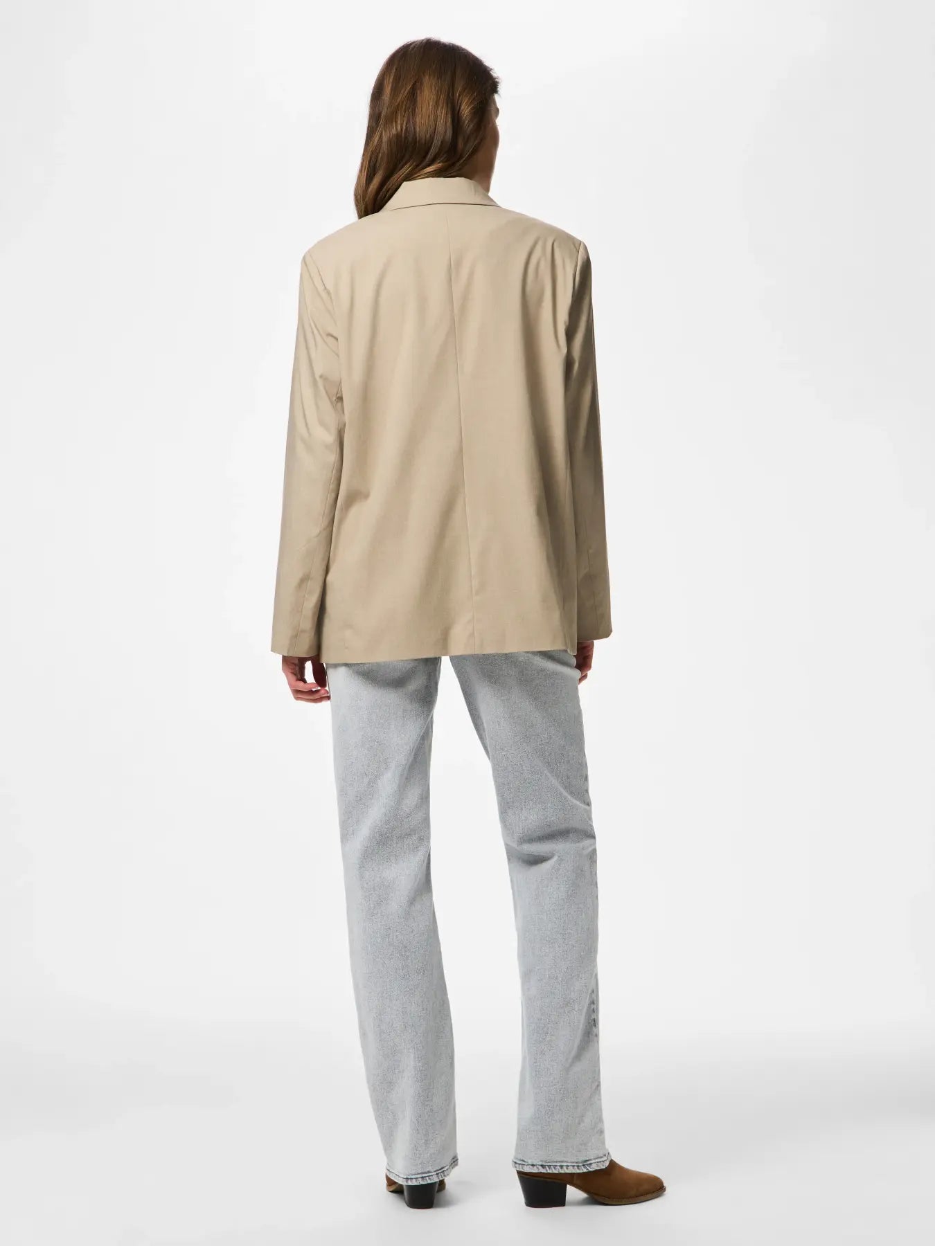 Paislee Loose Blazer (Greige)