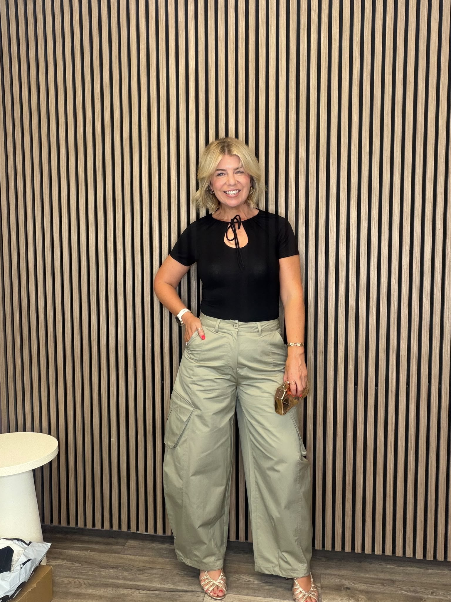 Zita Barrel Pants (Seneca Rock)