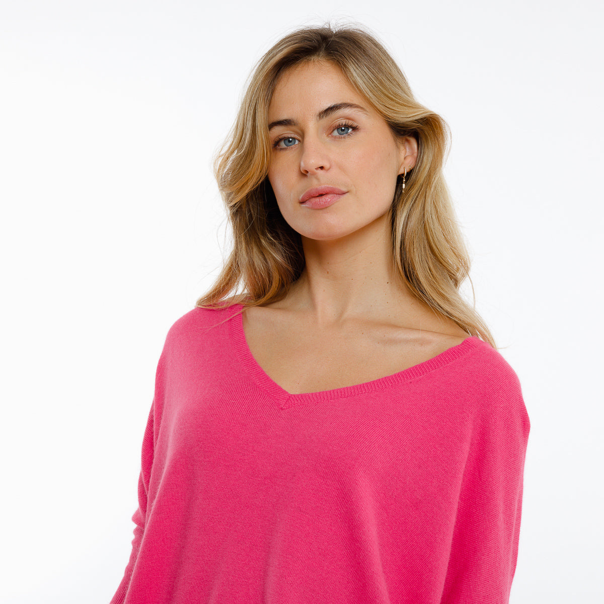 LAURINA SHORT SLEEVED JUMPER (FUCHSIA)