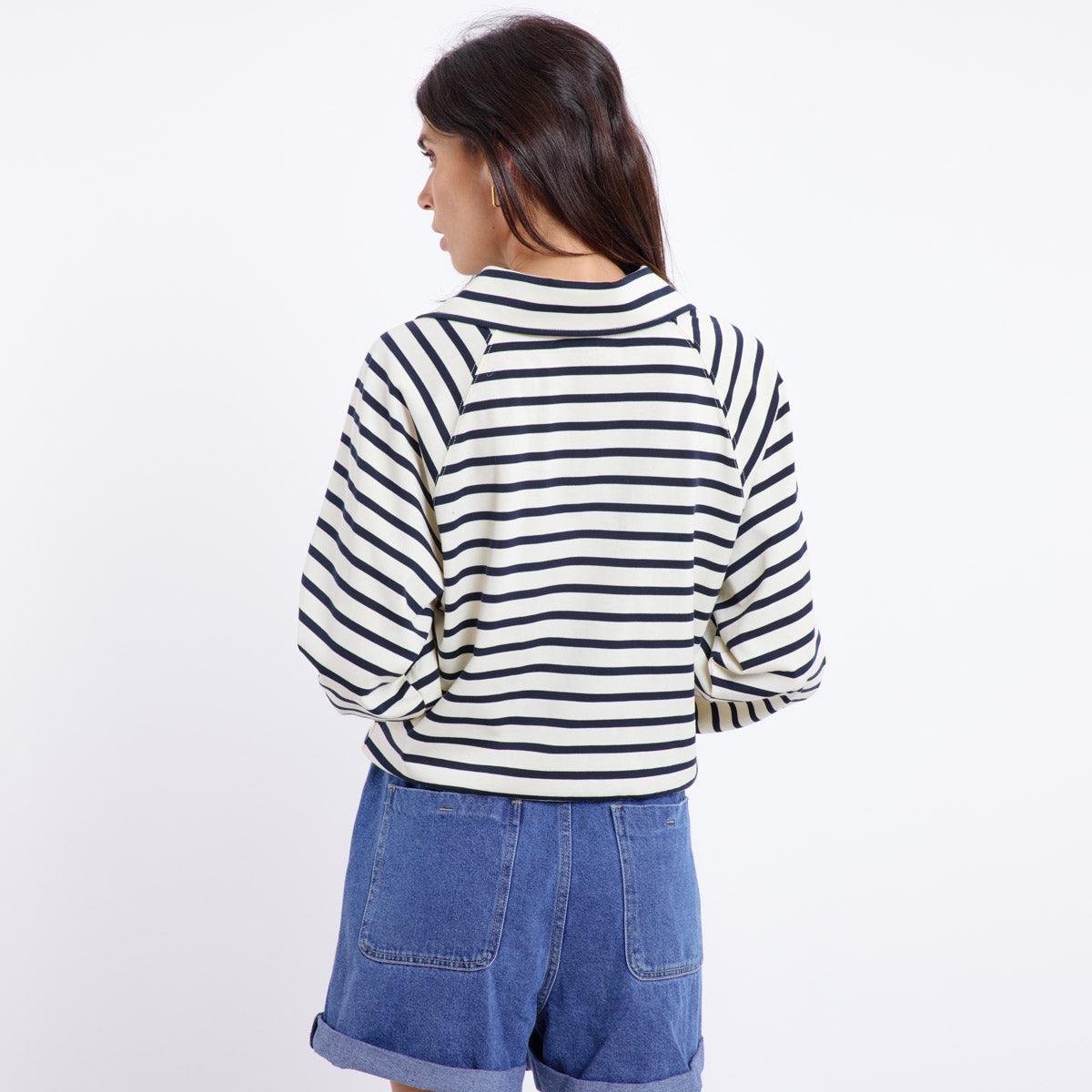 PELAGIE SWEATSHIRT (CREAM/BLACK)