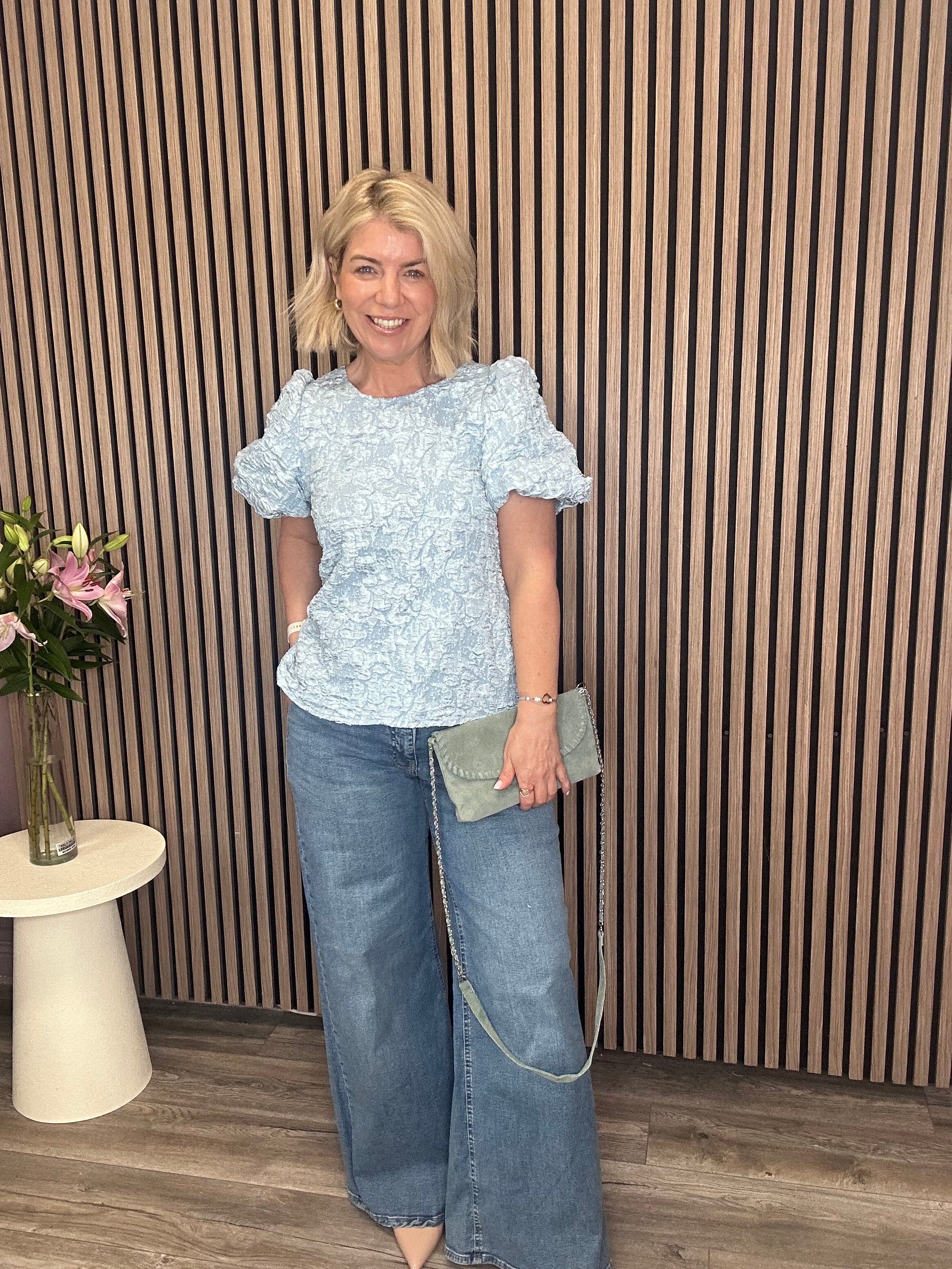 Gretchen Top (Cashmere Blue)