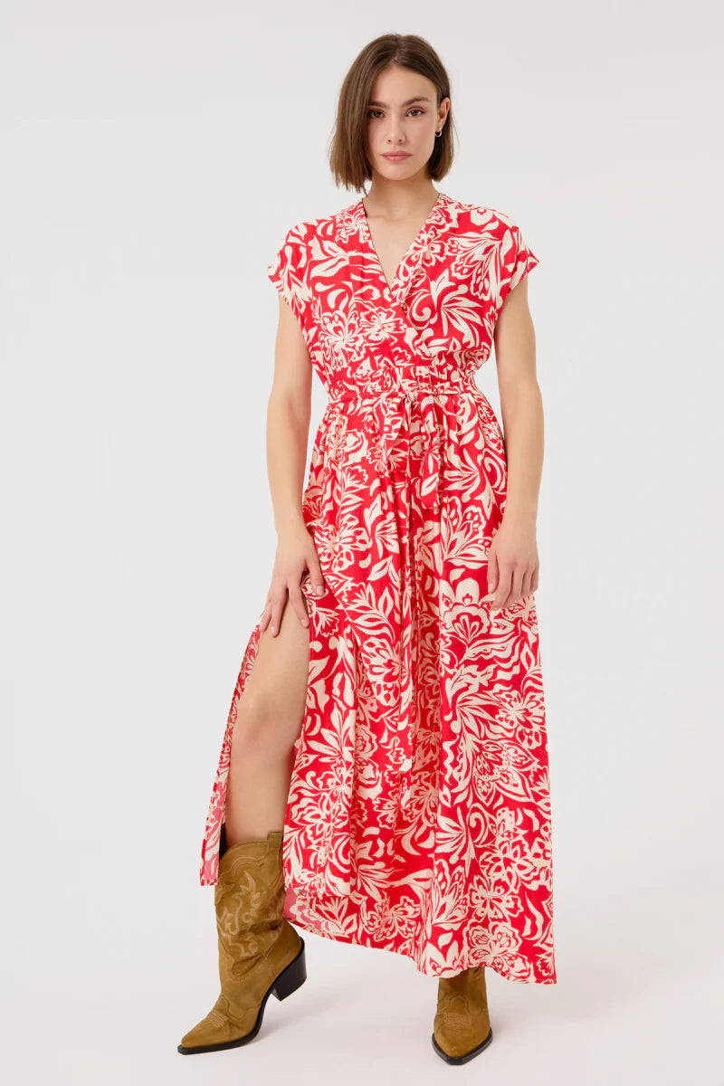 Danna Sleeveless Dress (Red)