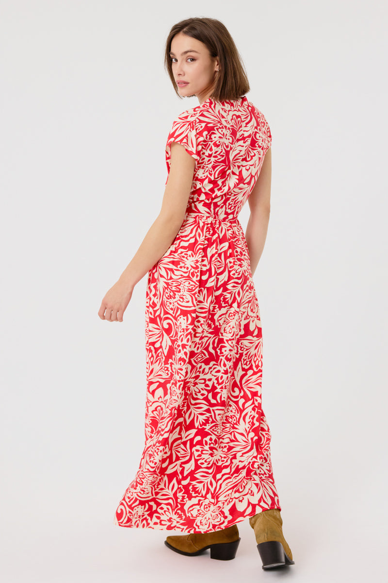 Danna Sleeveless Dress (Red)