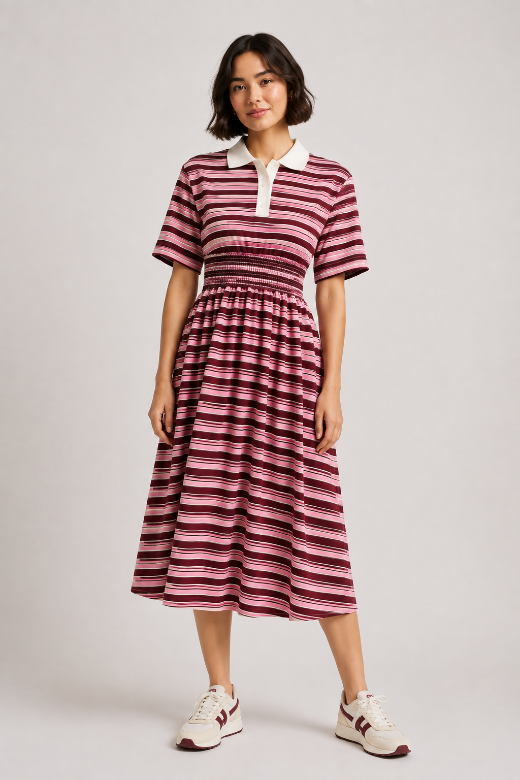 Misen Dress (Burgundy)