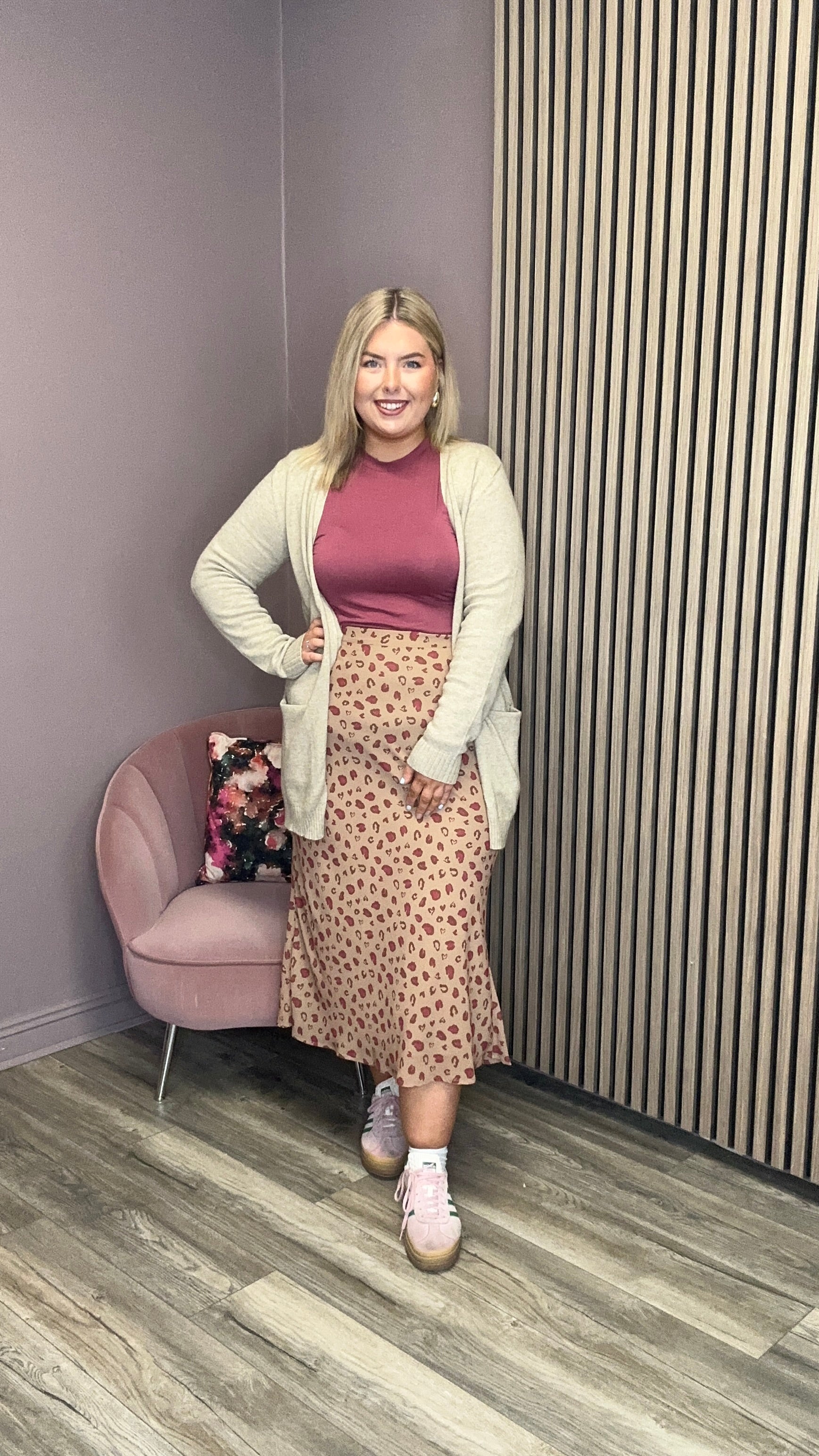 Philomena Long sleeve Top (Maroon)