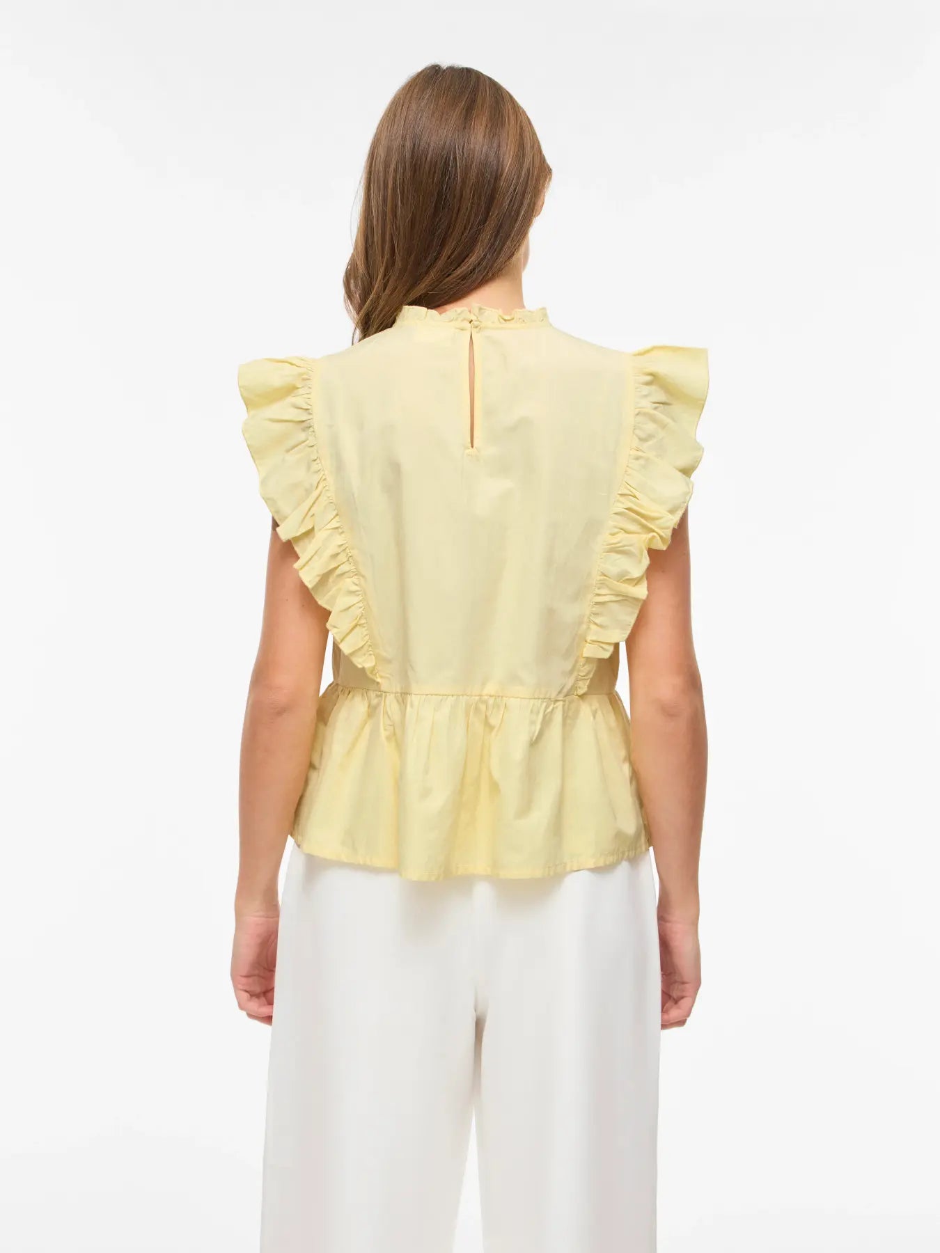 Rylie Frill Top (Pale Banana)