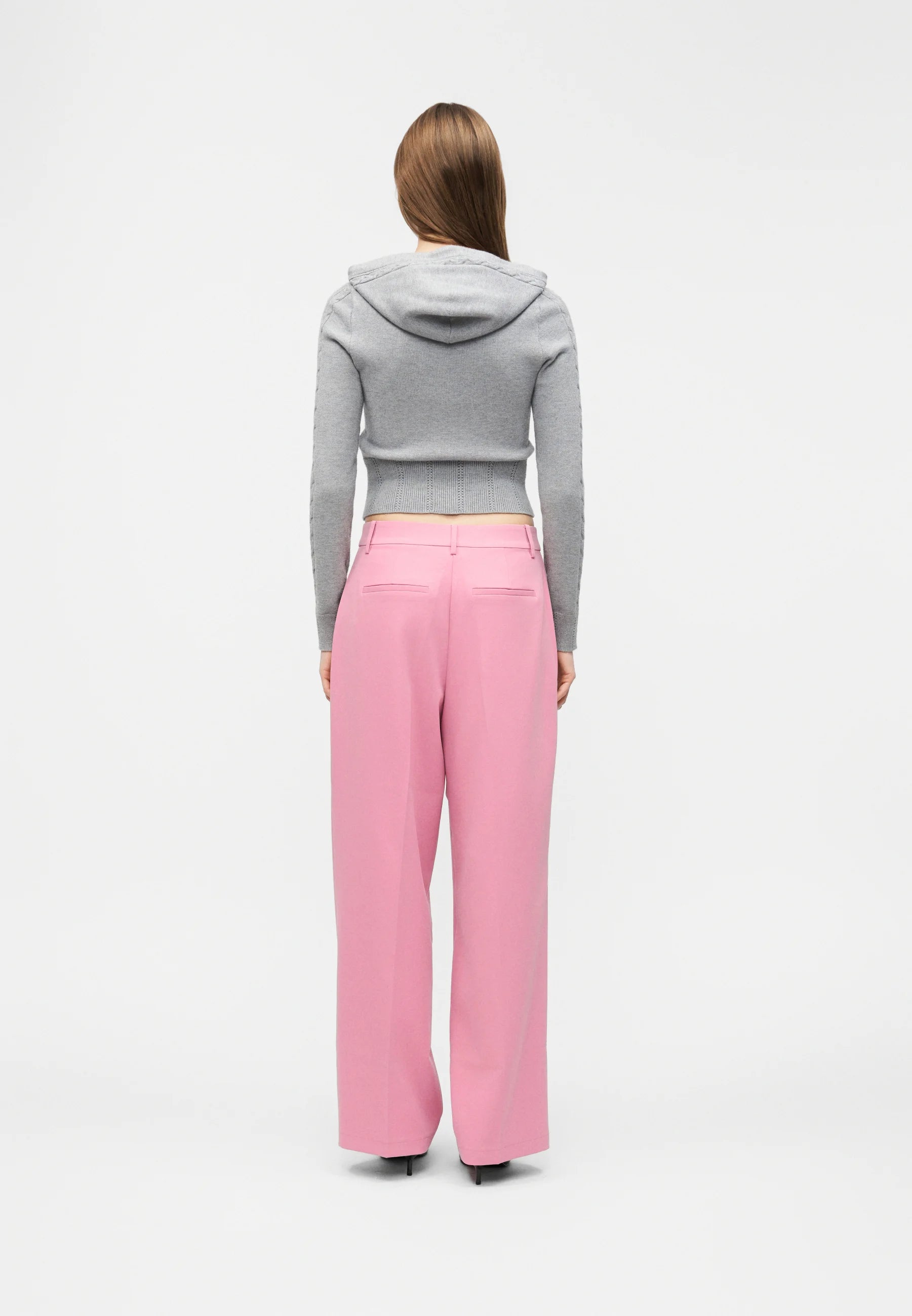 Indie Tailored Trousers (Sea Pink)