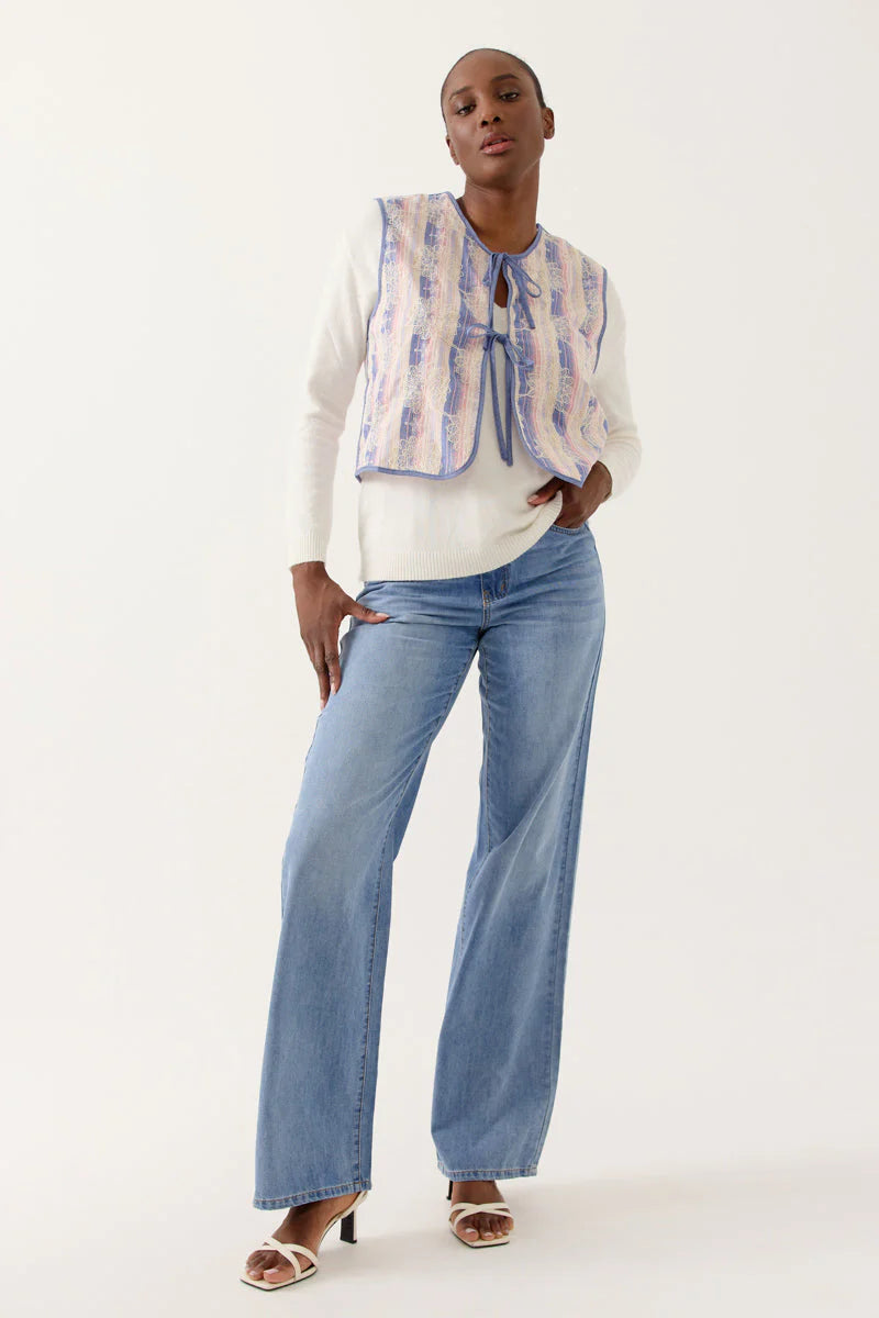 Lysarene Gilet (Blue/Pink)