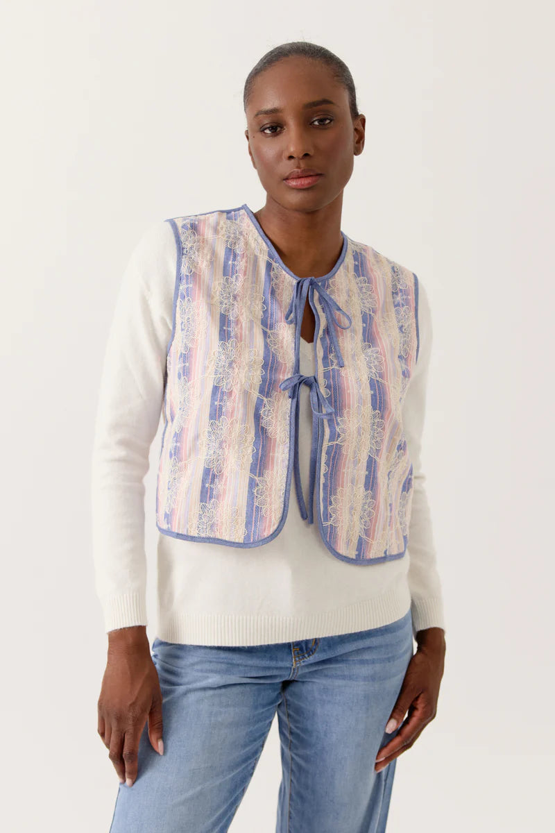 Lysarene Gilet (Blue/Pink)
