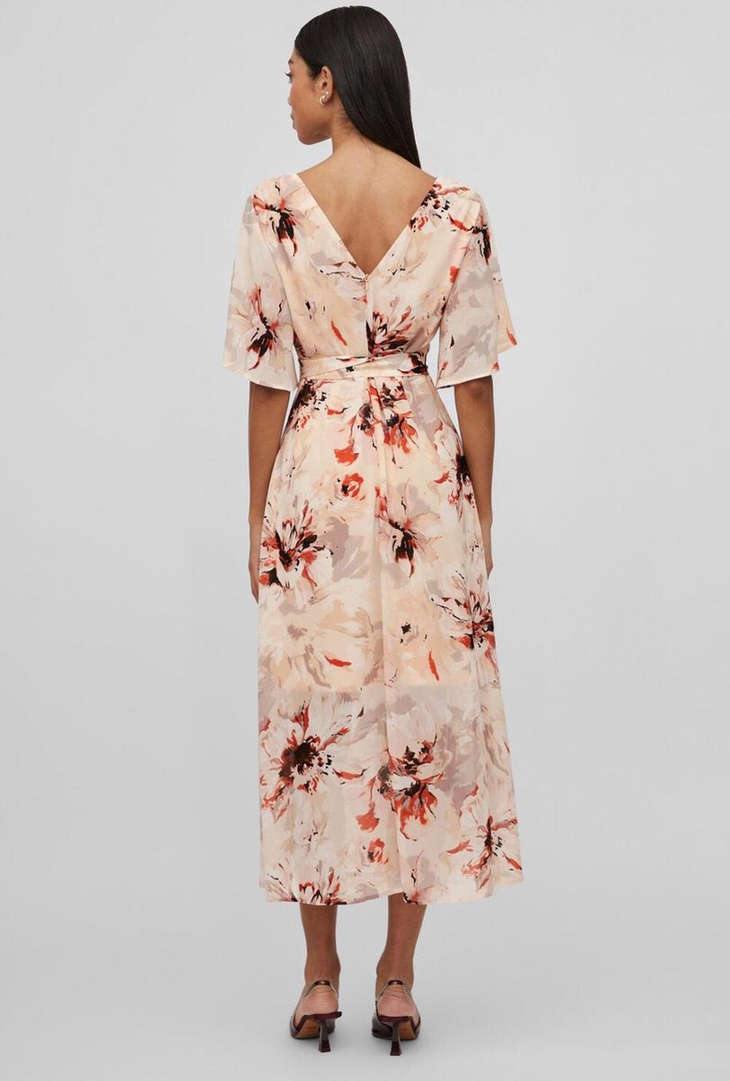 KARIN MAXI DRESS (SILVER MINK/PEACH)