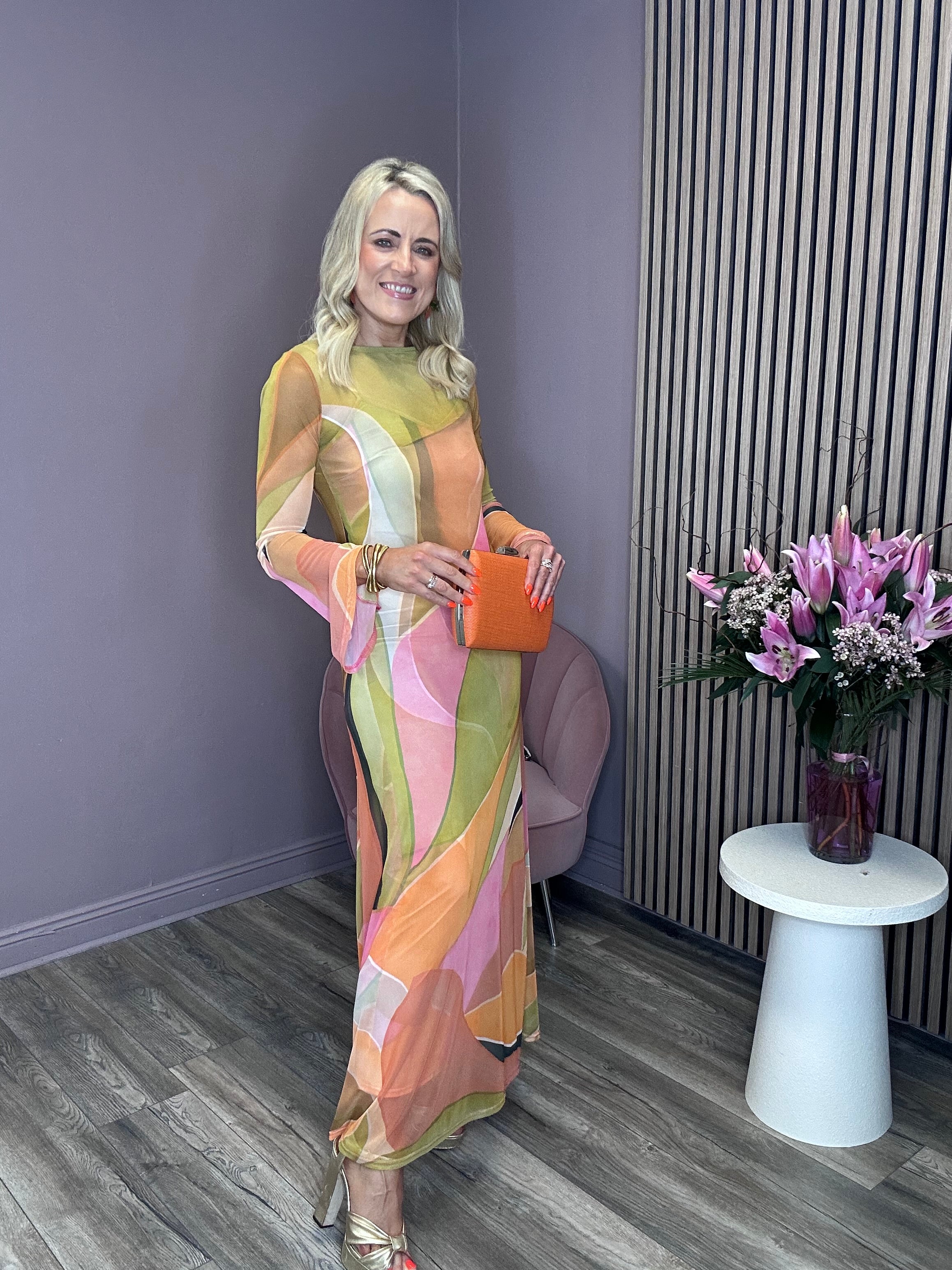 Abstract Aria Dress (Multi)