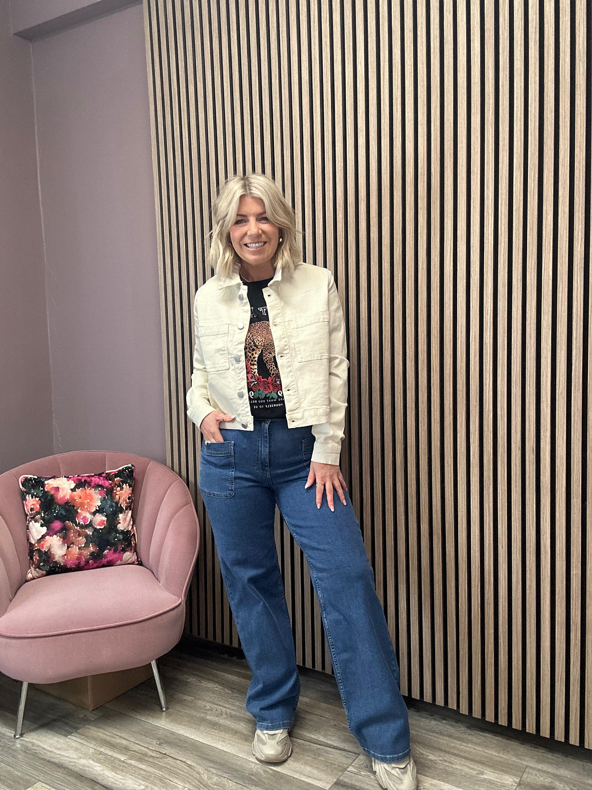 Amy Denim Jacket (Birch)