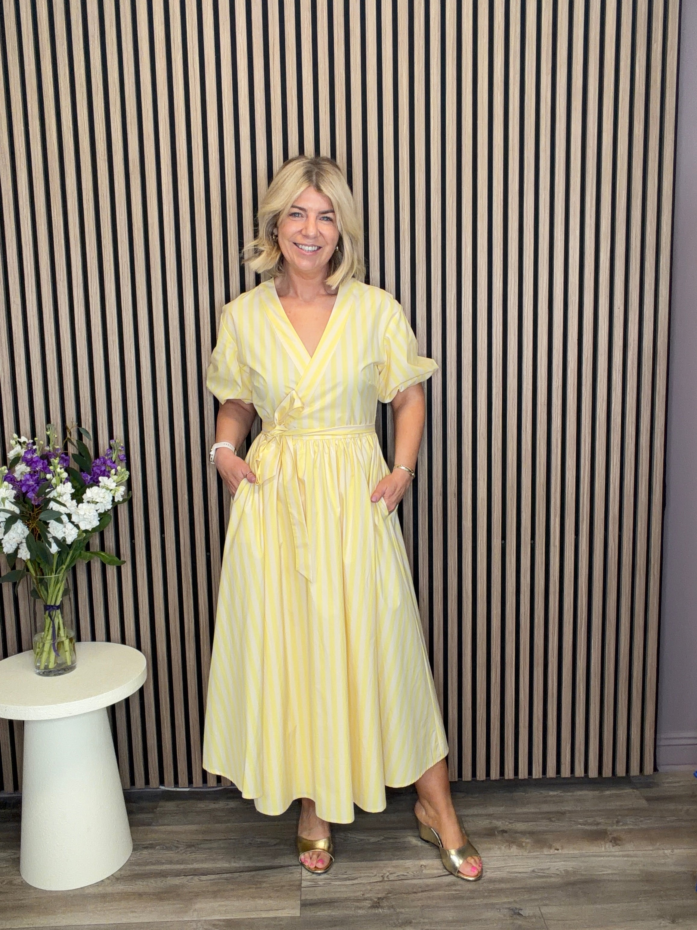 Queen Midi Dress (Yellow)