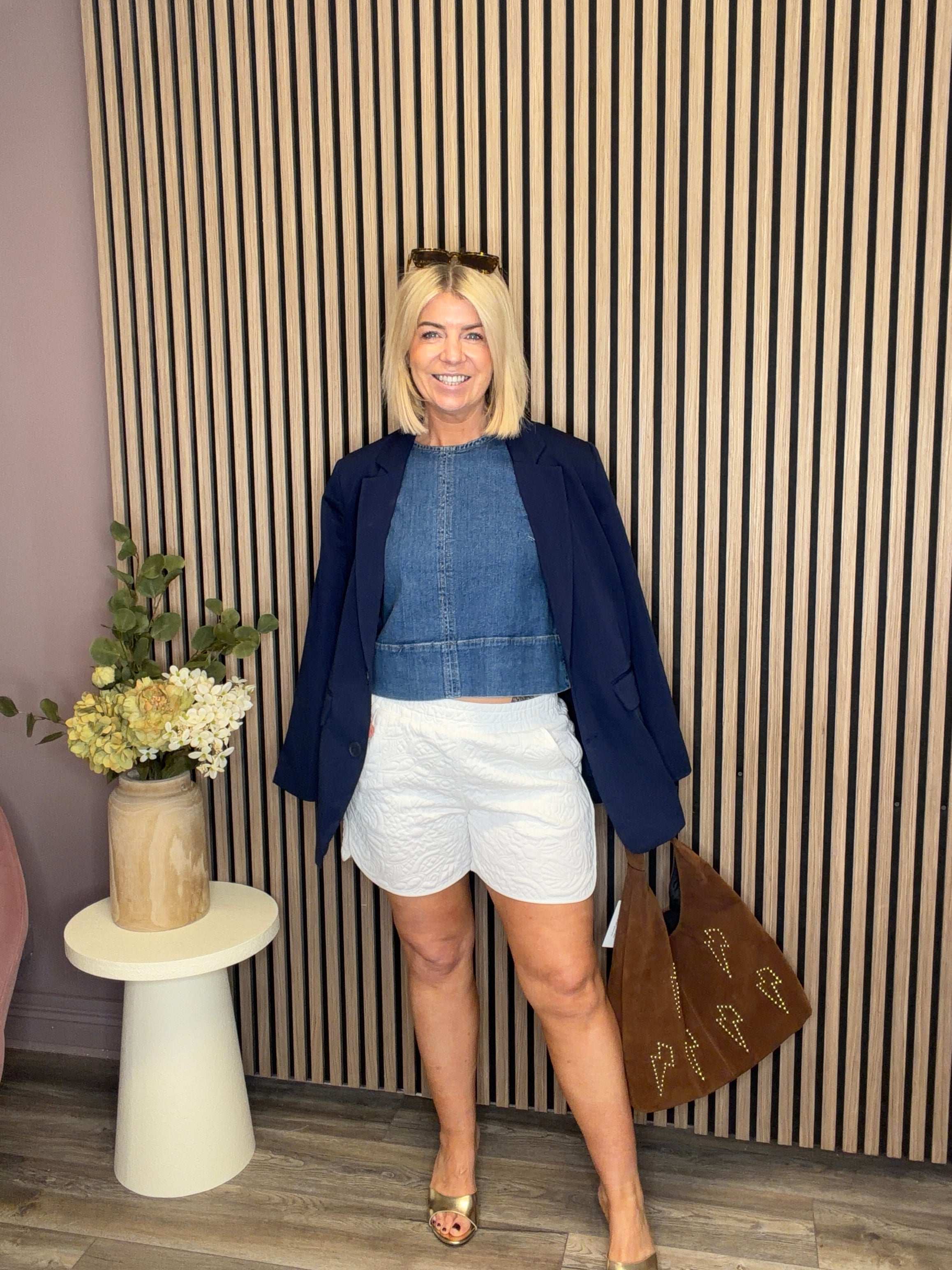 Kamil Loose Blazer (Maritime Blue)