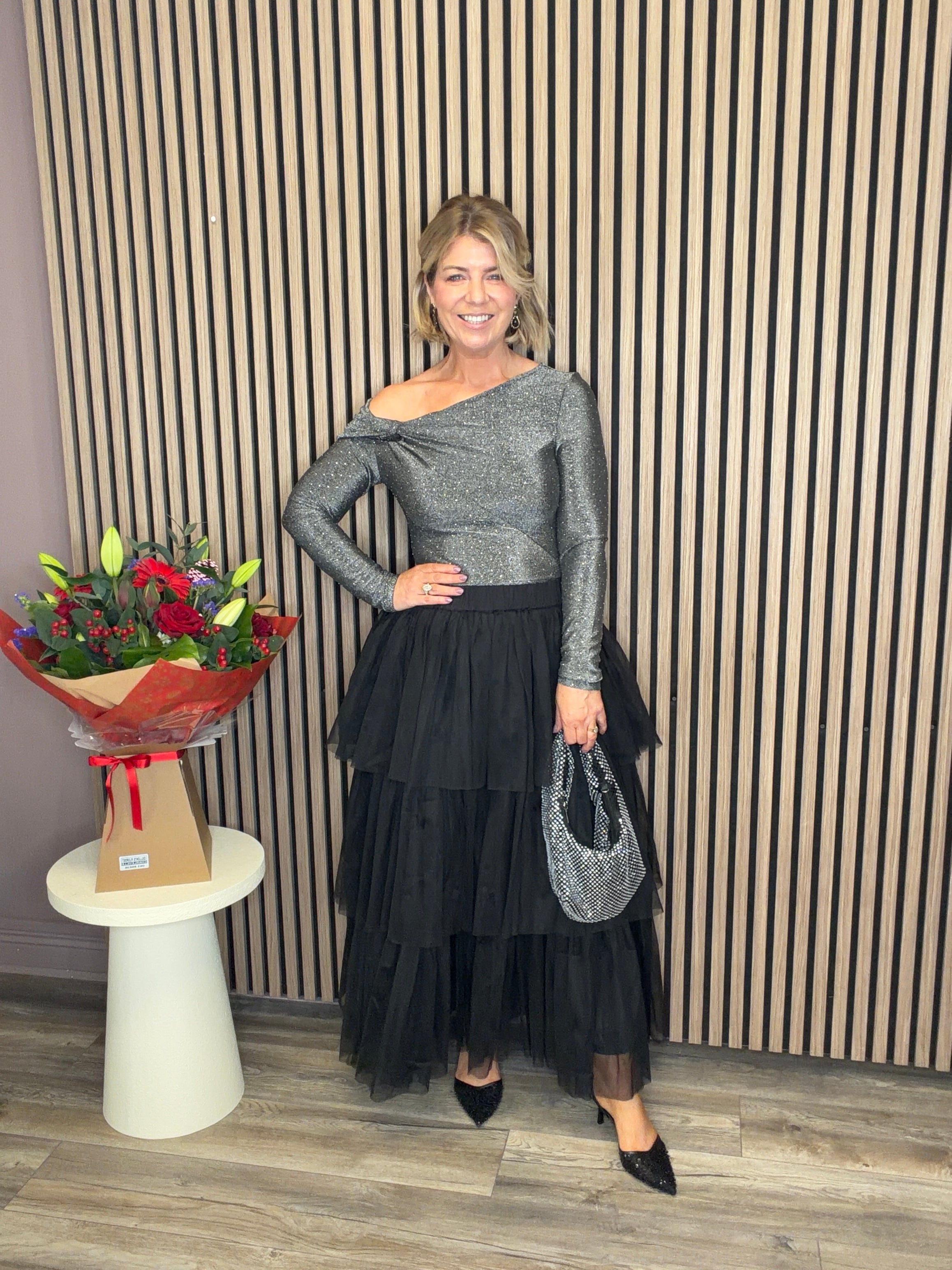 Leigh Tulle Skirt (Black)