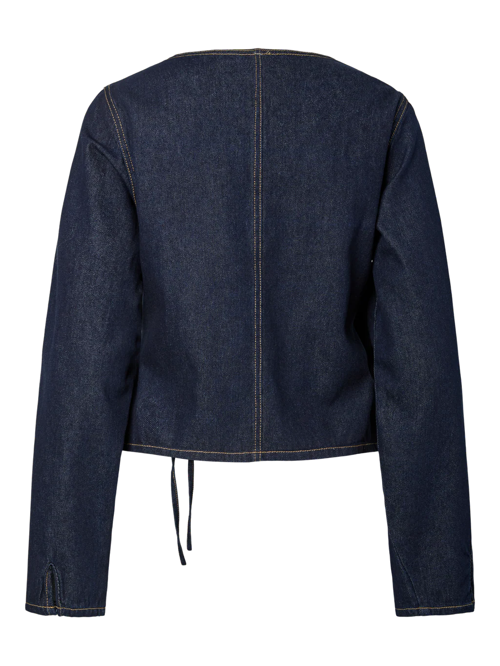 Farah Denim Wrap Top (Dark Blue)