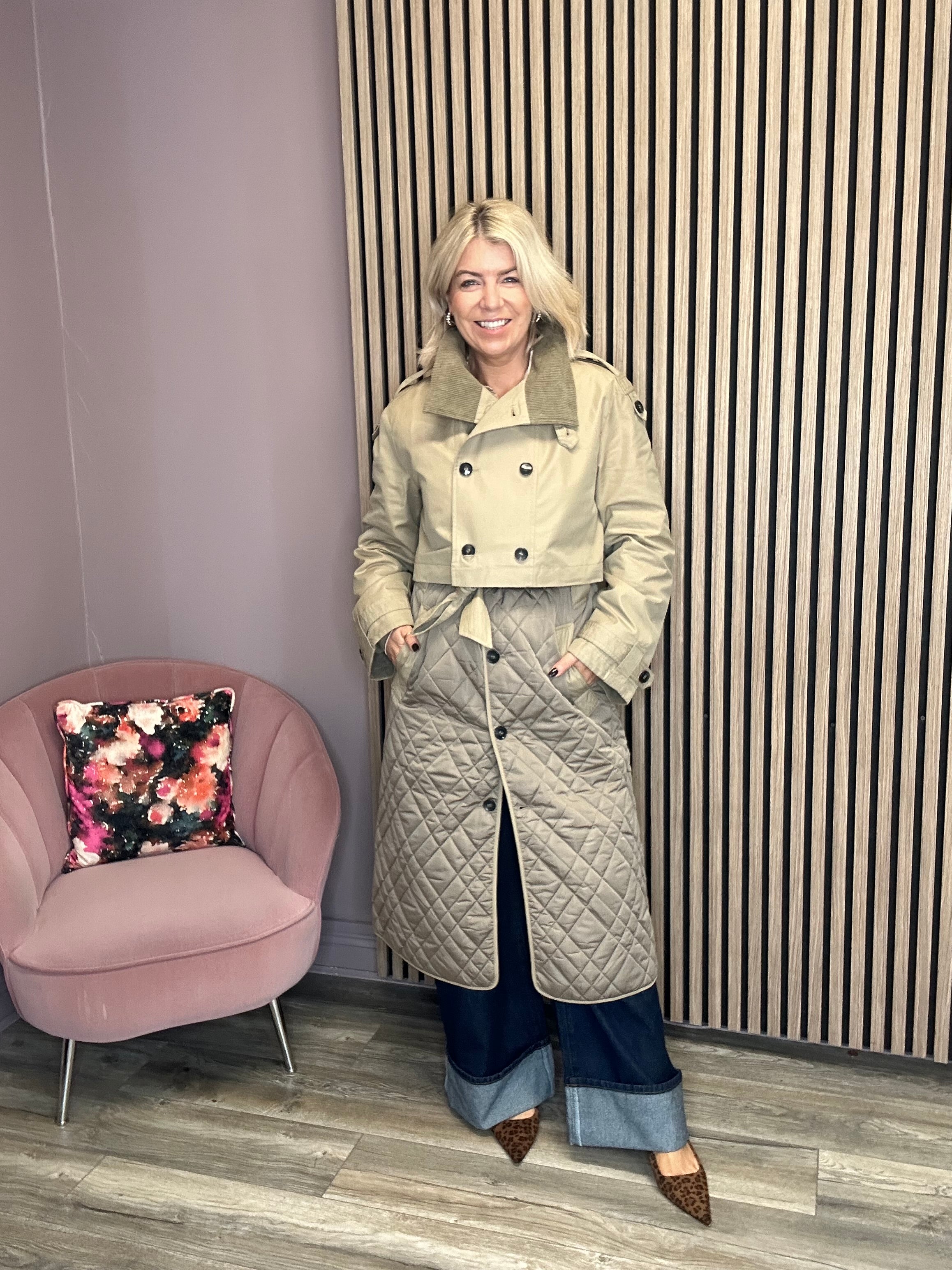 Rixo 2 Piece Coat (Sepia Tint/Fallen)