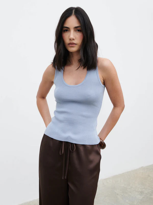 Ali Knit Top (Blue)