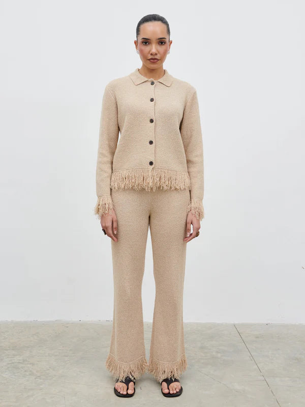 Analia Knit Cardigan (Beige)