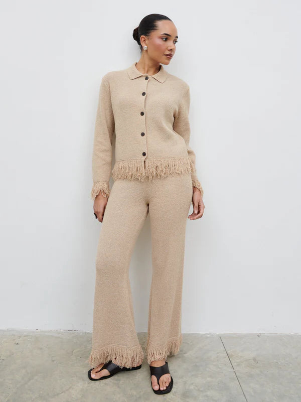 Analia Knit Trousers (Beige)