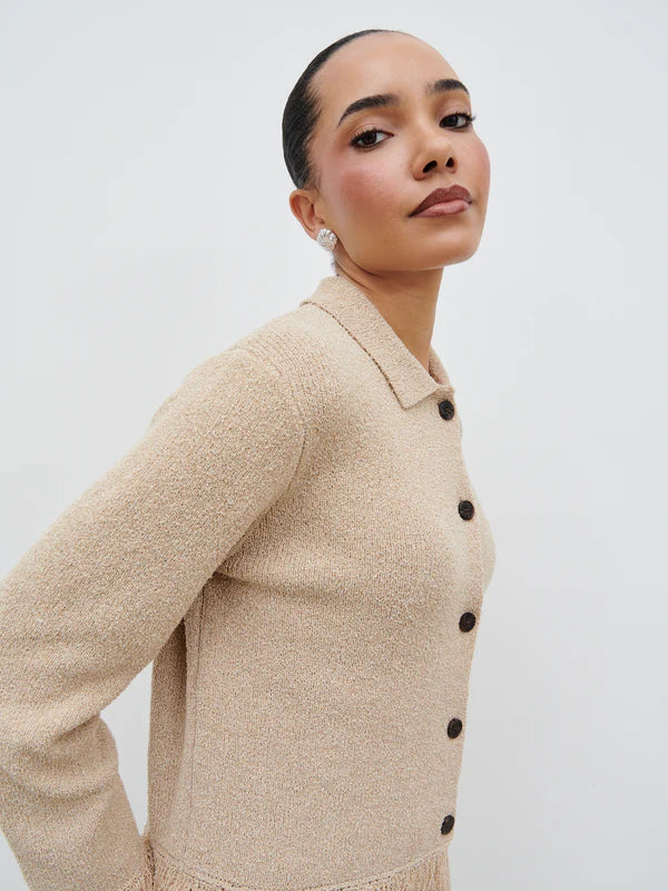 Analia Knit Cardigan (Beige)