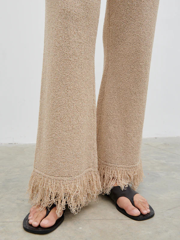 Analia Knit Trousers (Beige)
