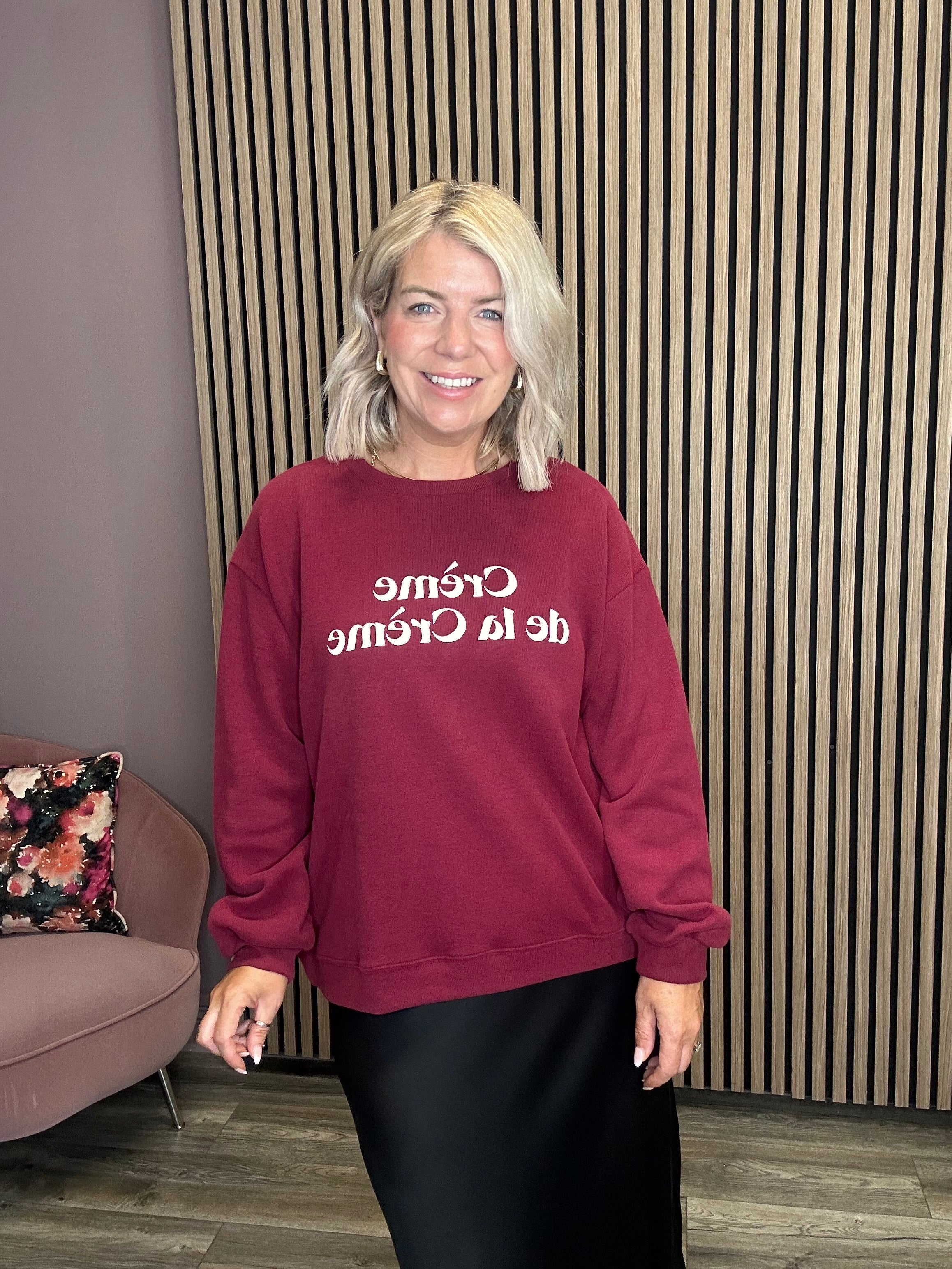 Sheri Sweatshirt (Wine)