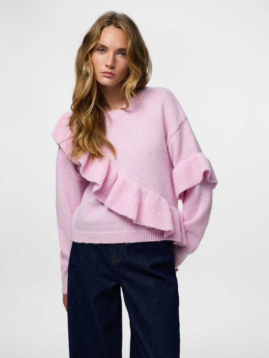 Nickie Frill Jumper (Pink Tulle)