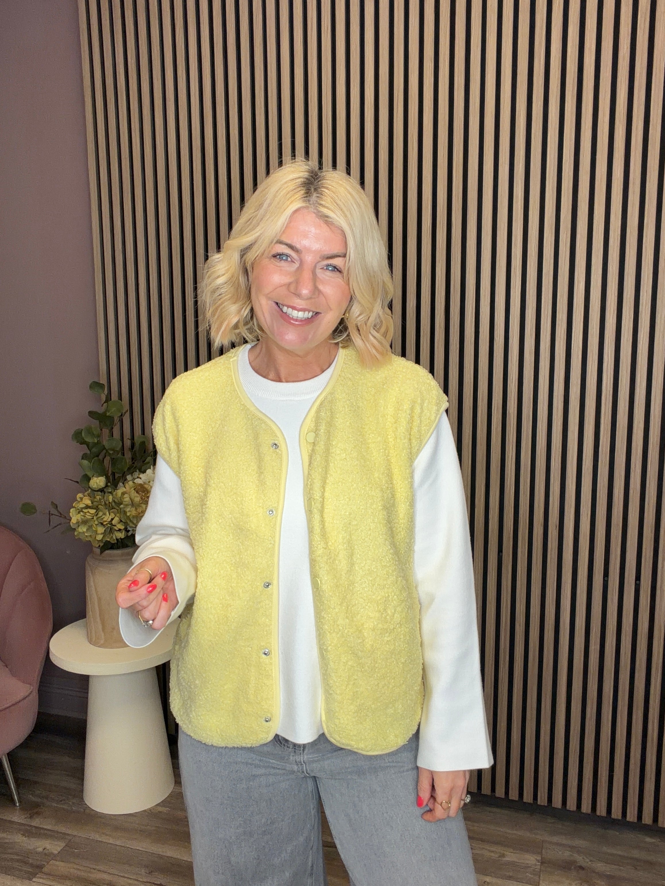 Katty Teddy Gilet (French Vanilla)