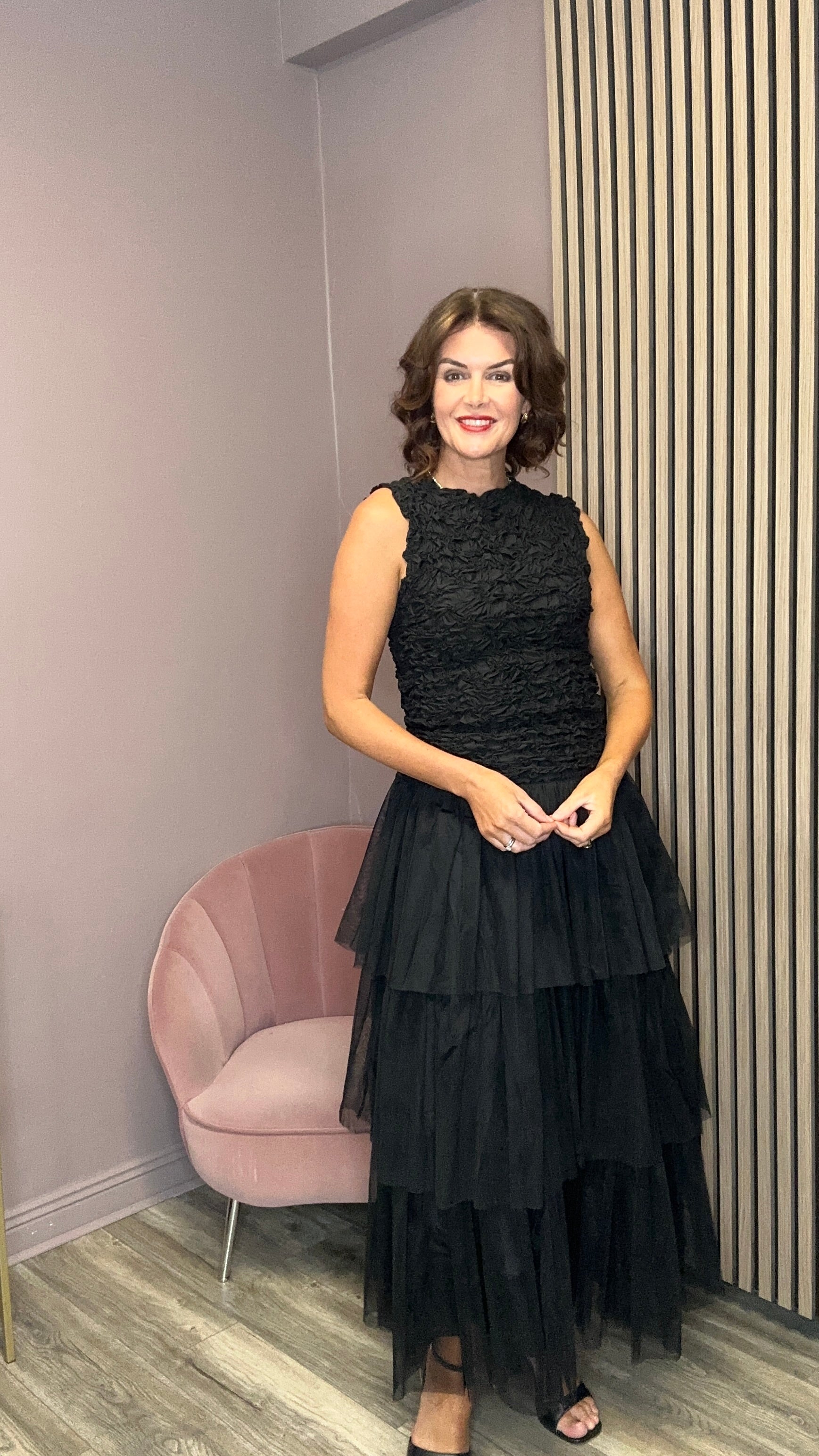 Leigh Tulle Skirt (Black)