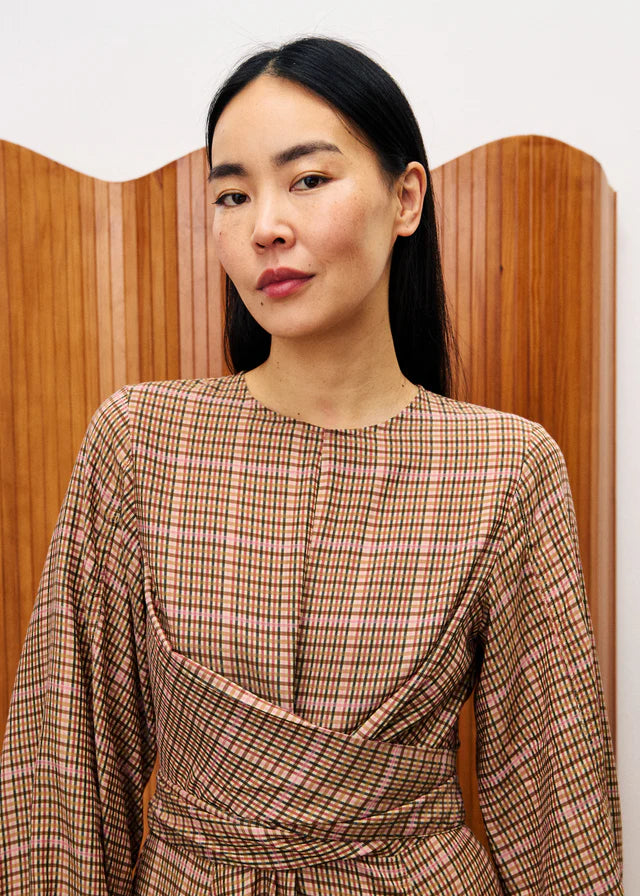 Apollinaire Midi Dress (Ochre)