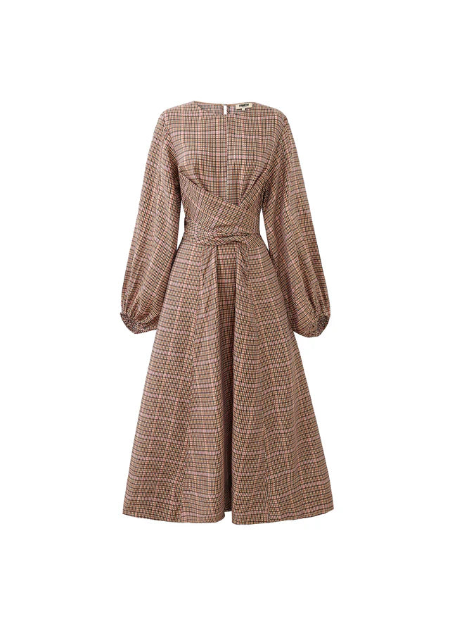 Apollinaire Midi Dress (Ochre)
