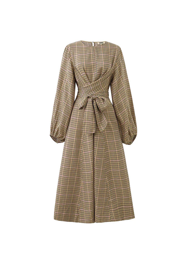 Apollinaire Midi Dress (Ochre)