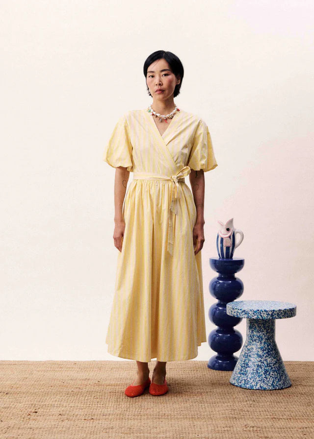 Queen Midi Dress (Yellow)
