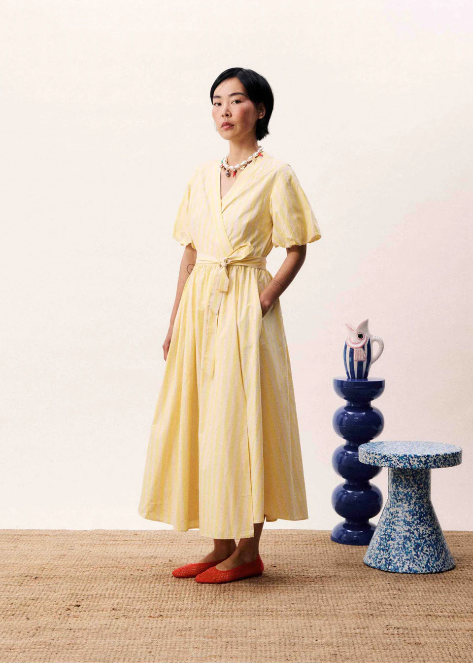 Queen Midi Dress (Yellow)