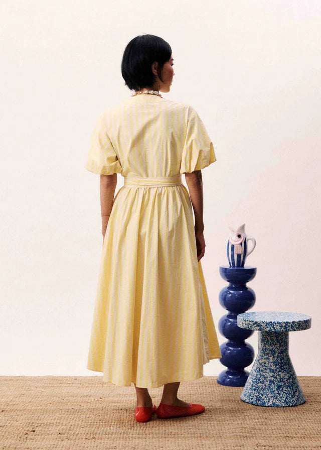 Queen Midi Dress (Yellow)