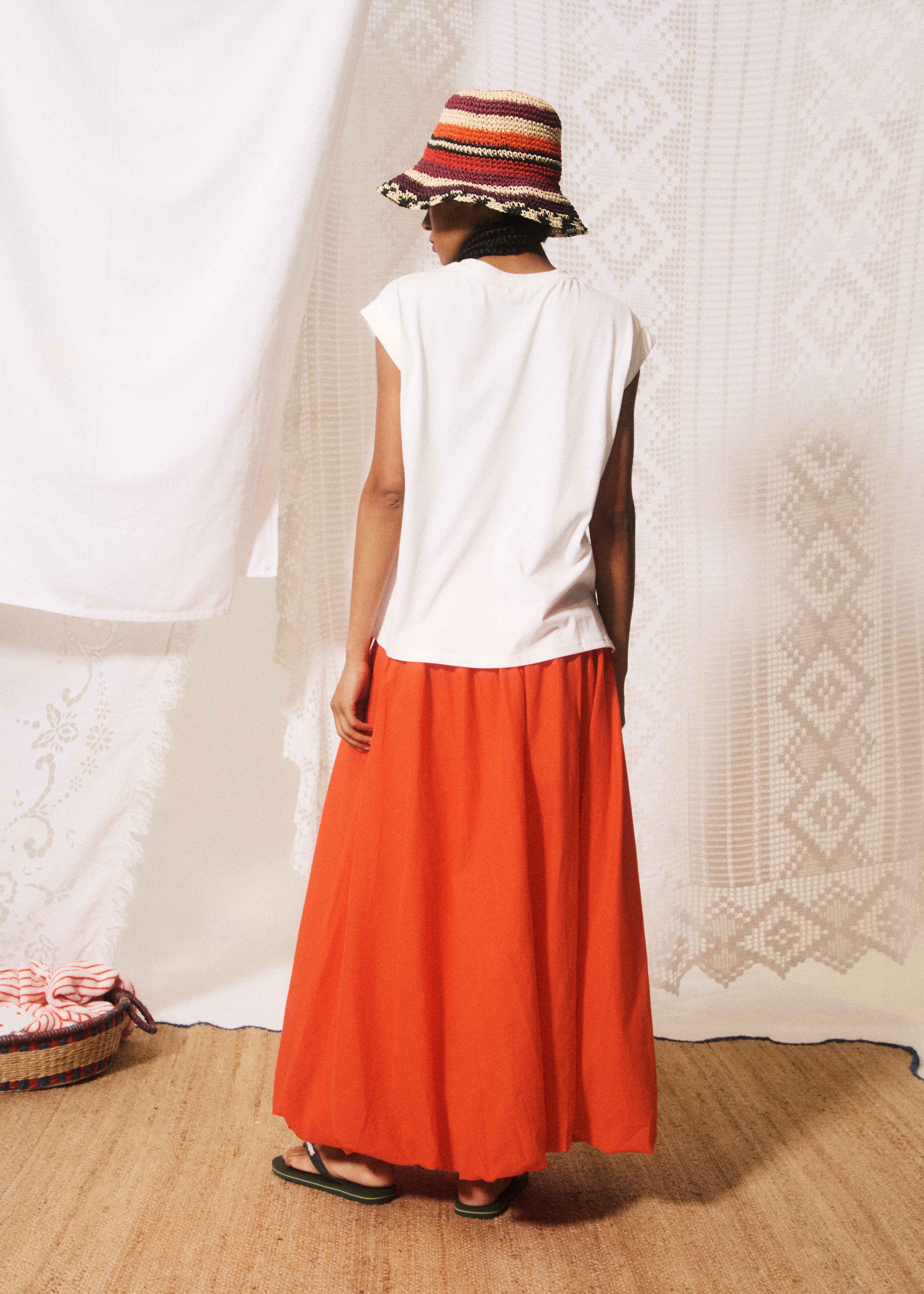 Costabile Skirt (Coral)