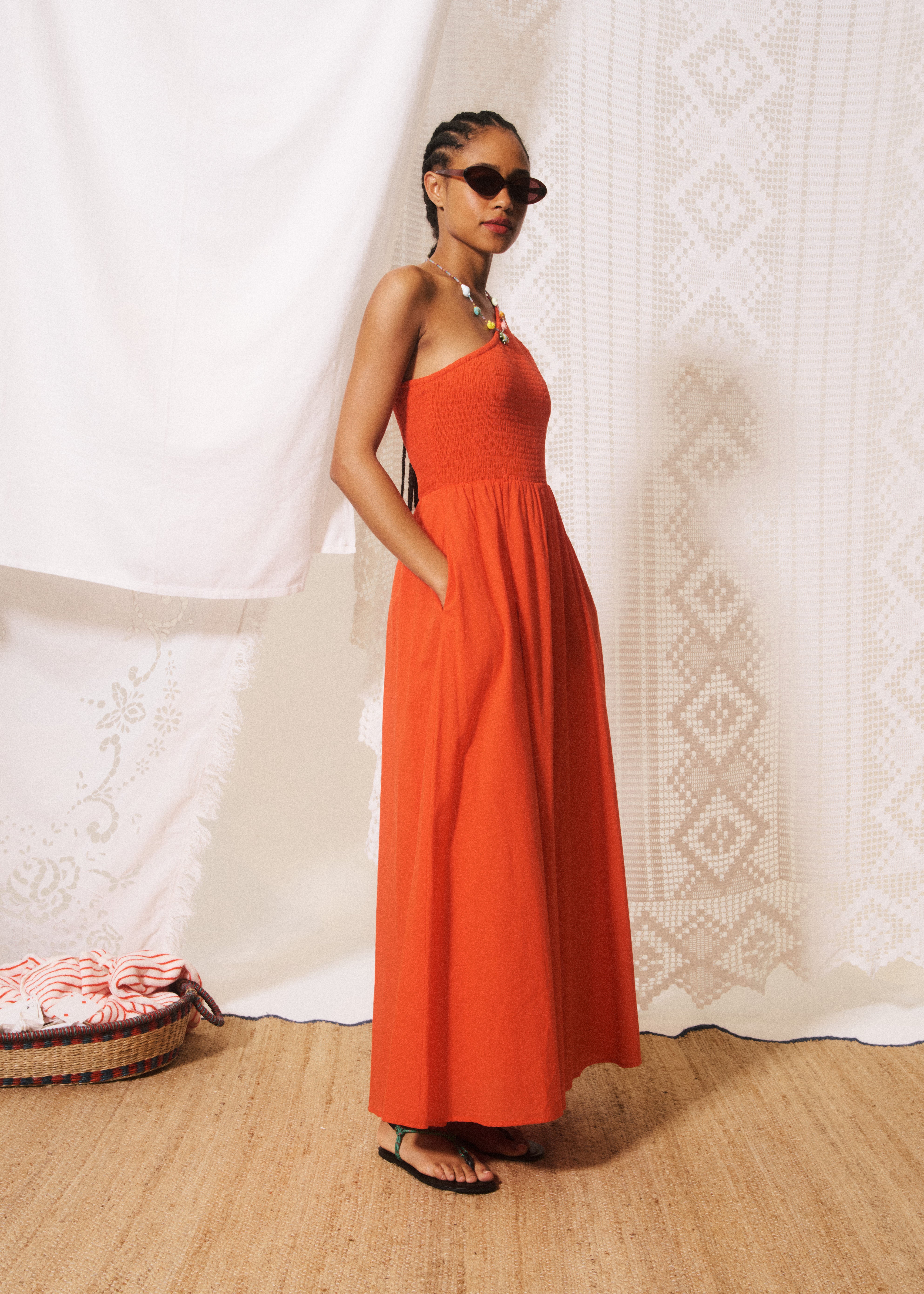 Liberatore Dress (Coral)