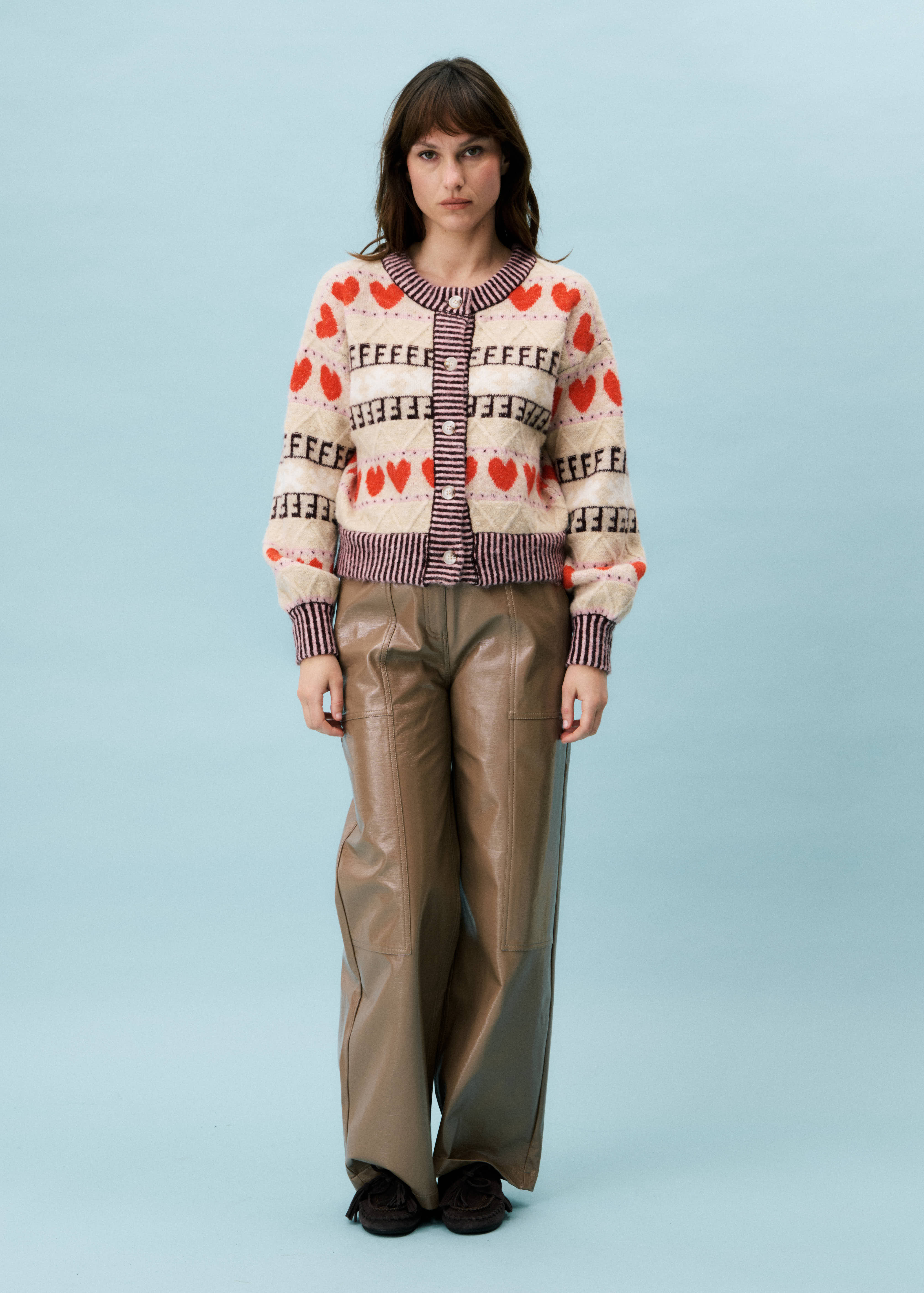 Alucite Knit Cardigan (Beige)