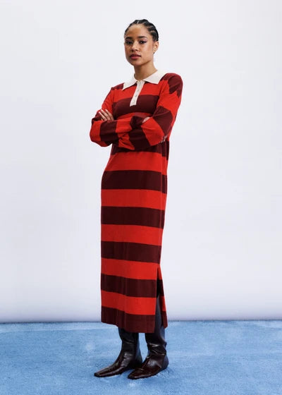 Takayama Knit Dress (Red)
