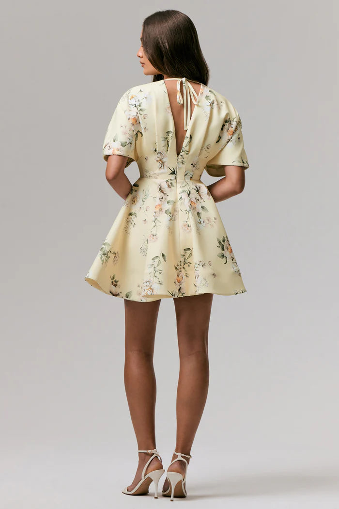 Delight Mini Dress (Lemon)