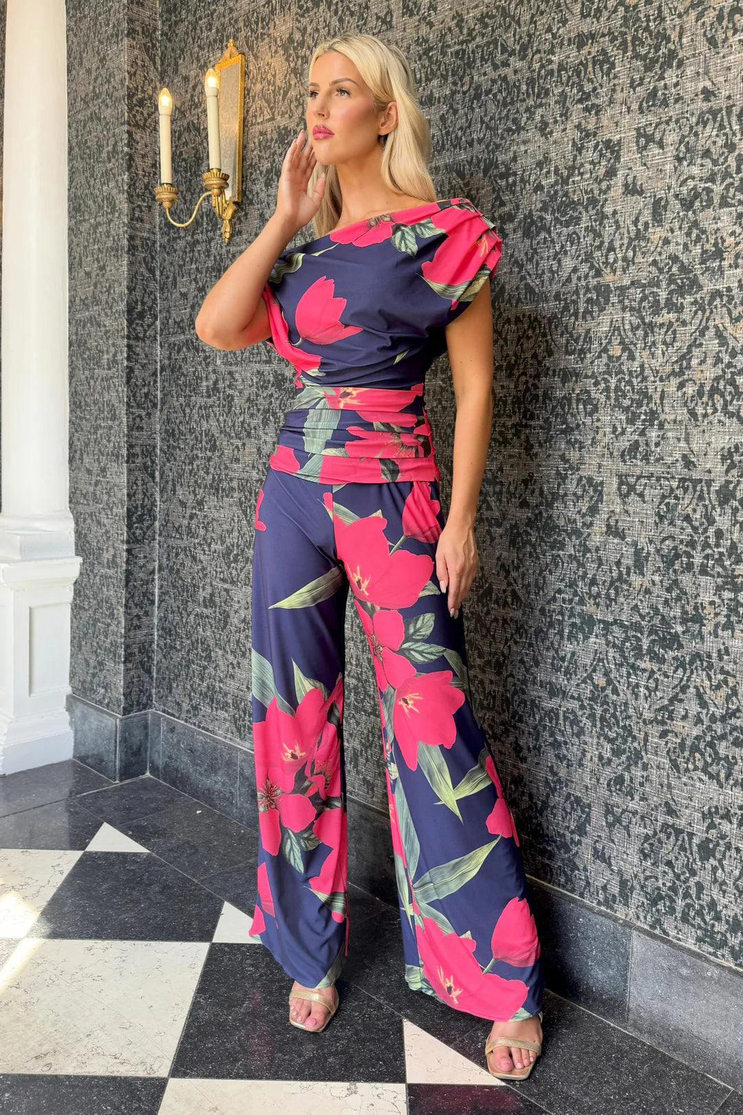 Carbon Jumpsuit (Fuchsia)