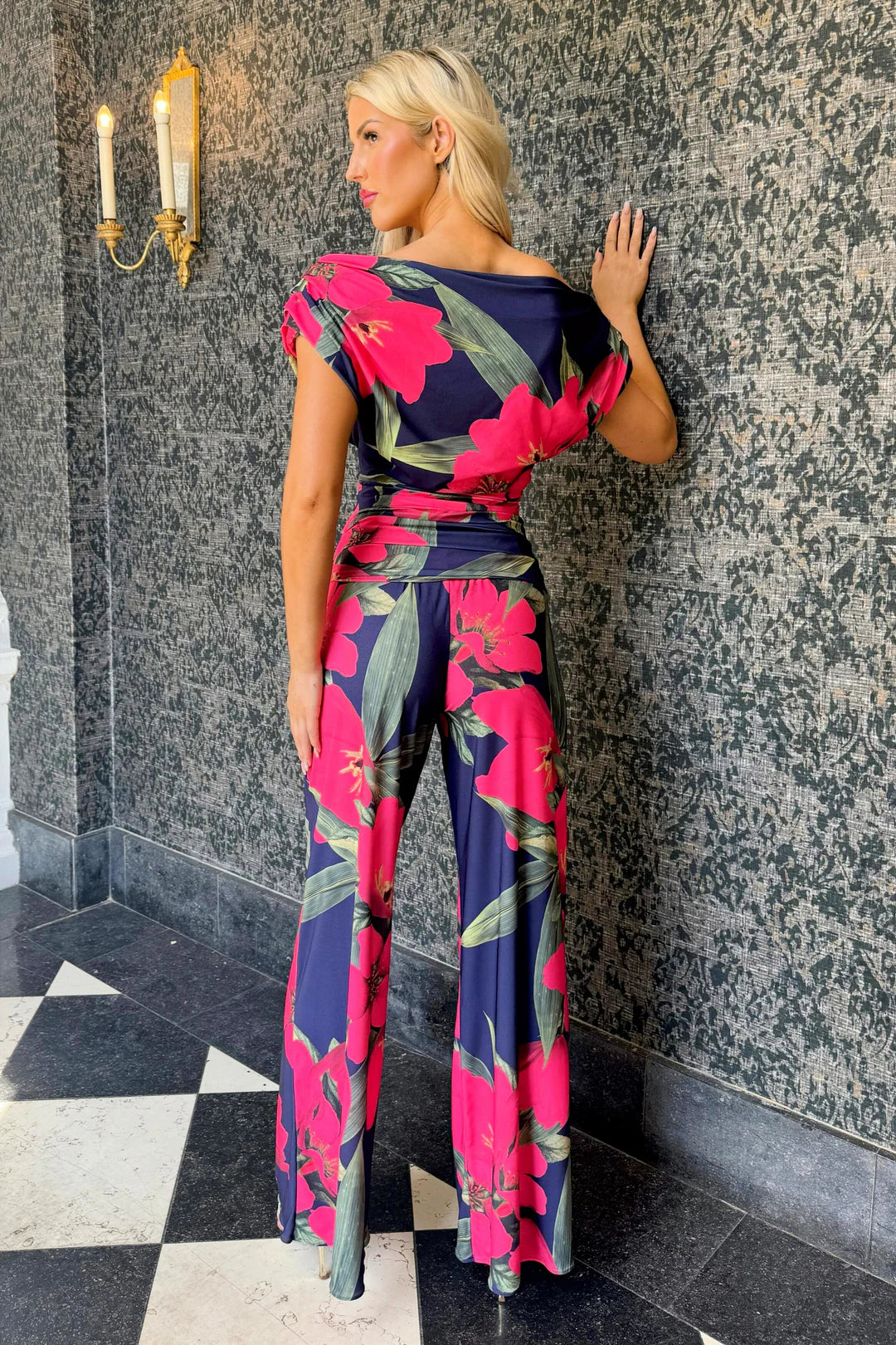 Carbon Jumpsuit (Fuchsia)