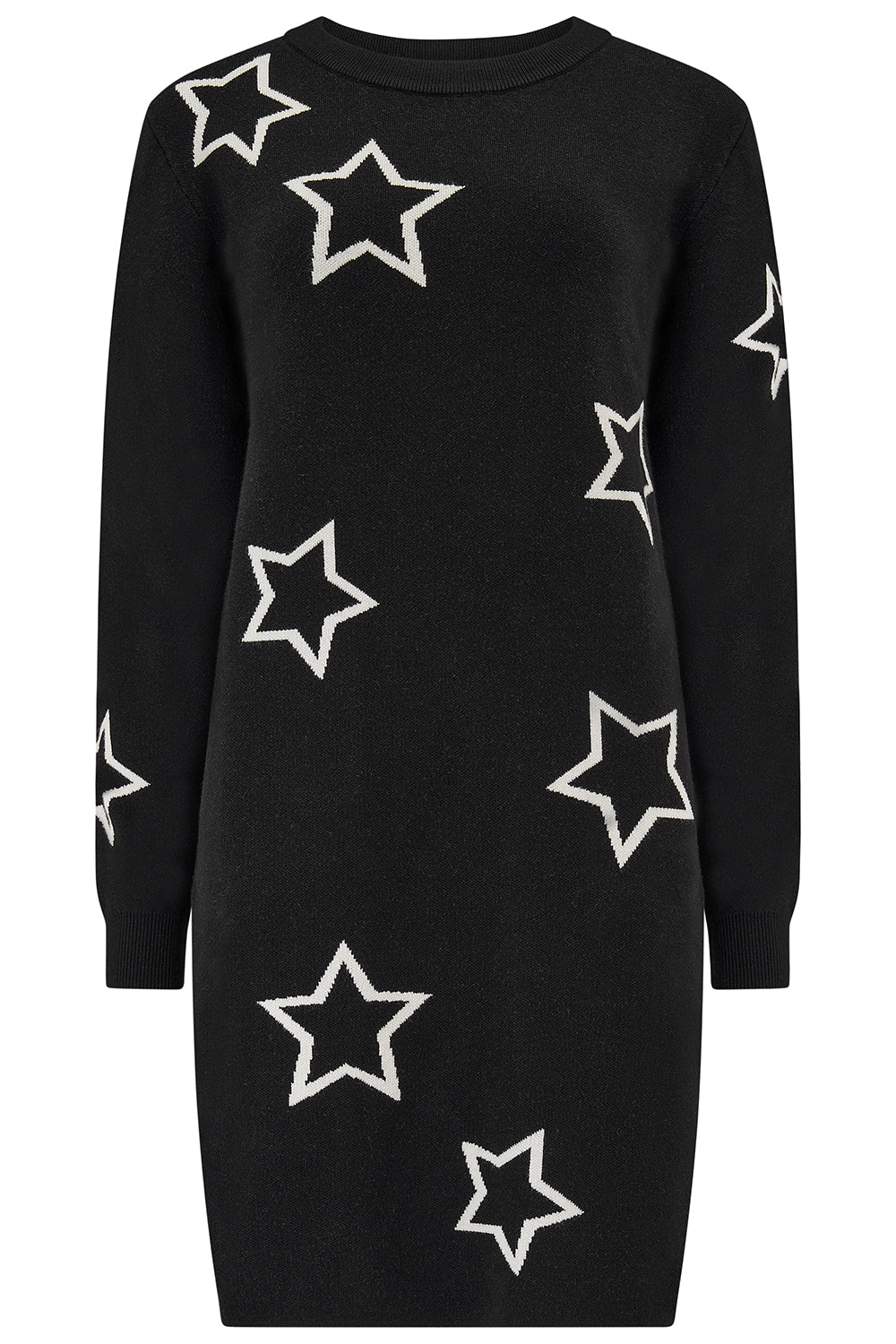 Verity Knit Dress (Black/Stars)
